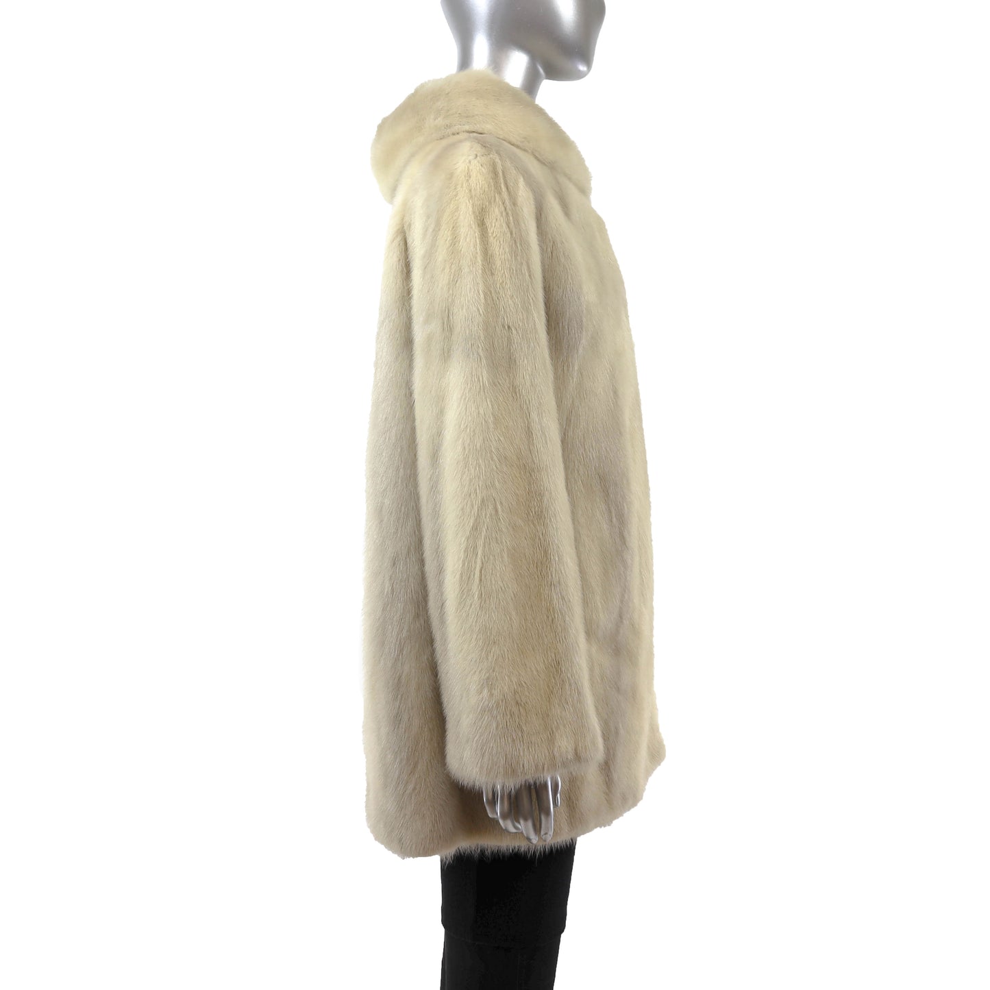Beige Mink Jacket- Size L