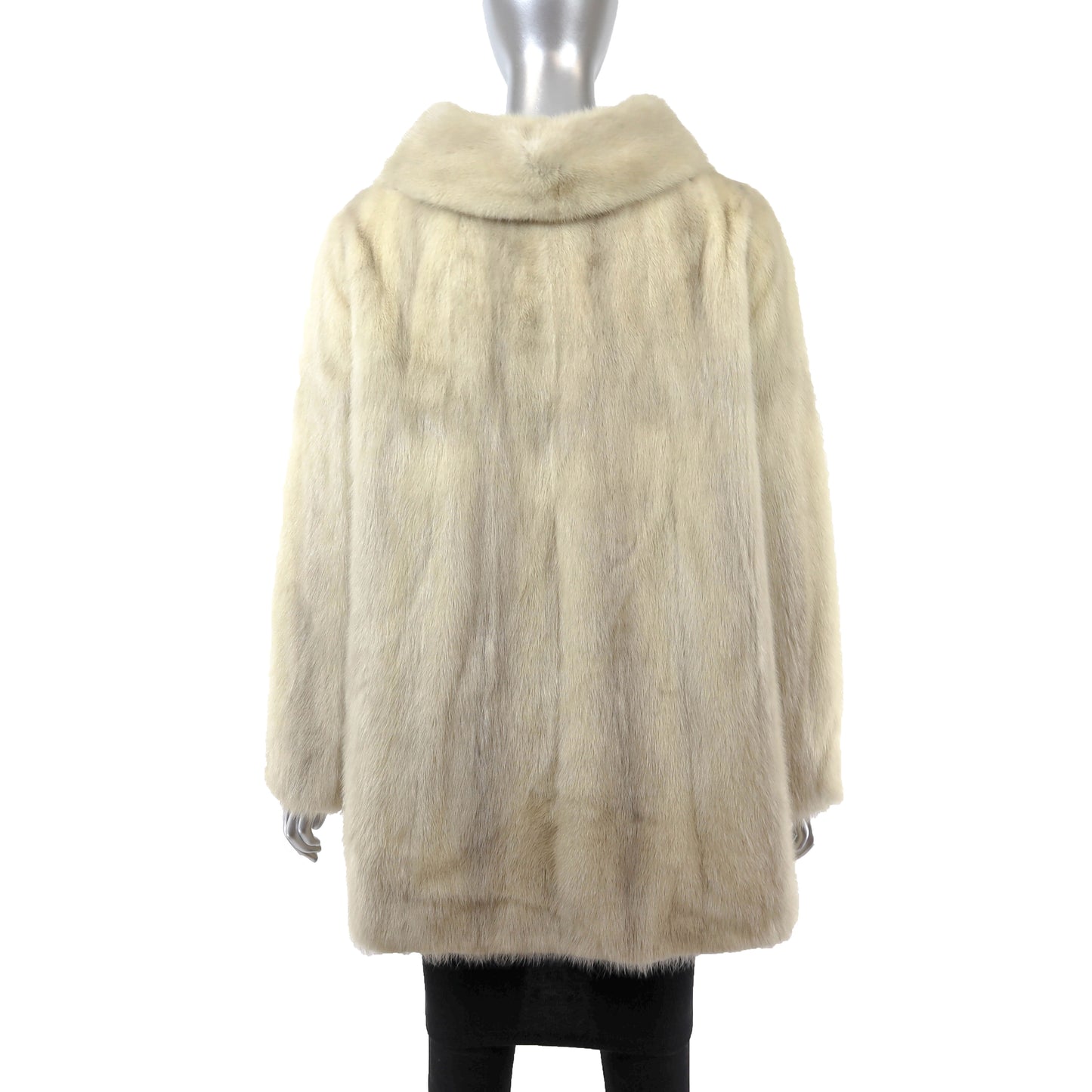 Beige Mink Jacket- Size L