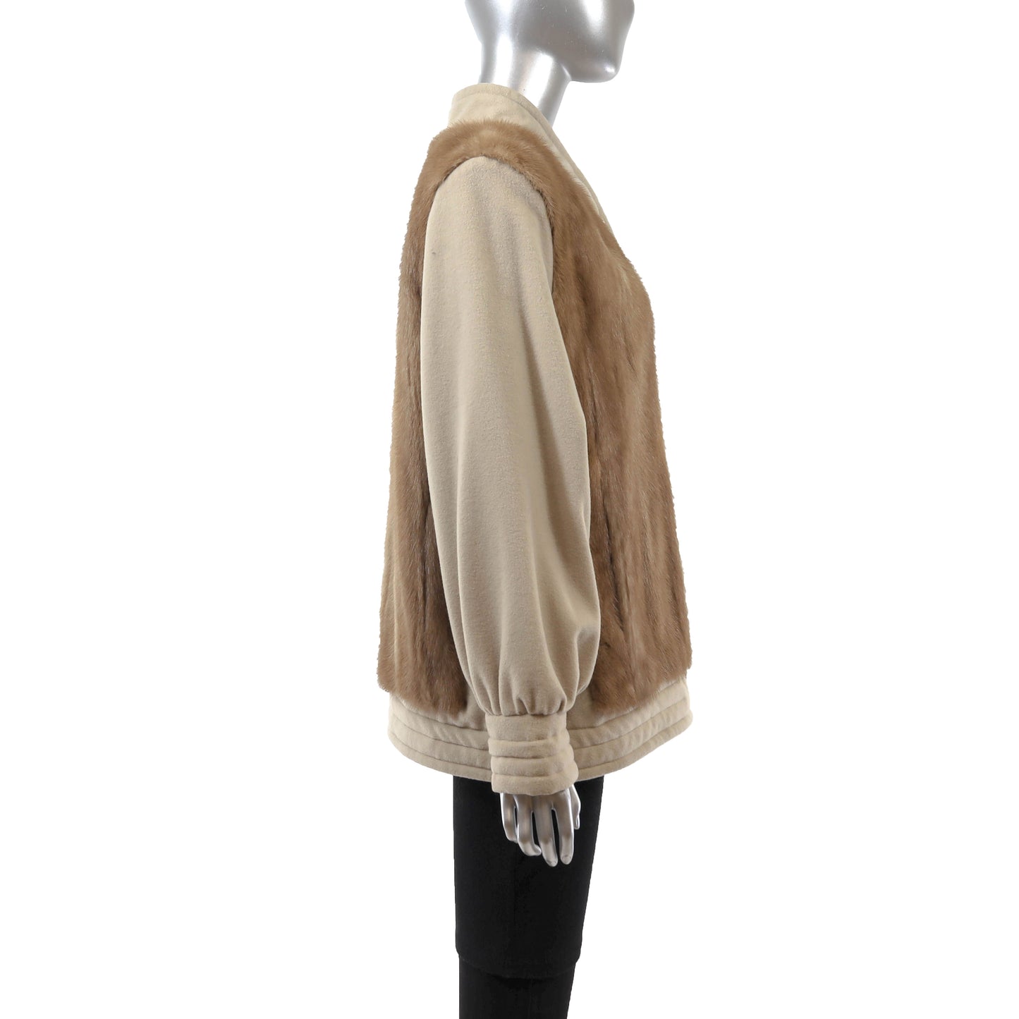 Pastel Mink and Wool Jacket- Size M