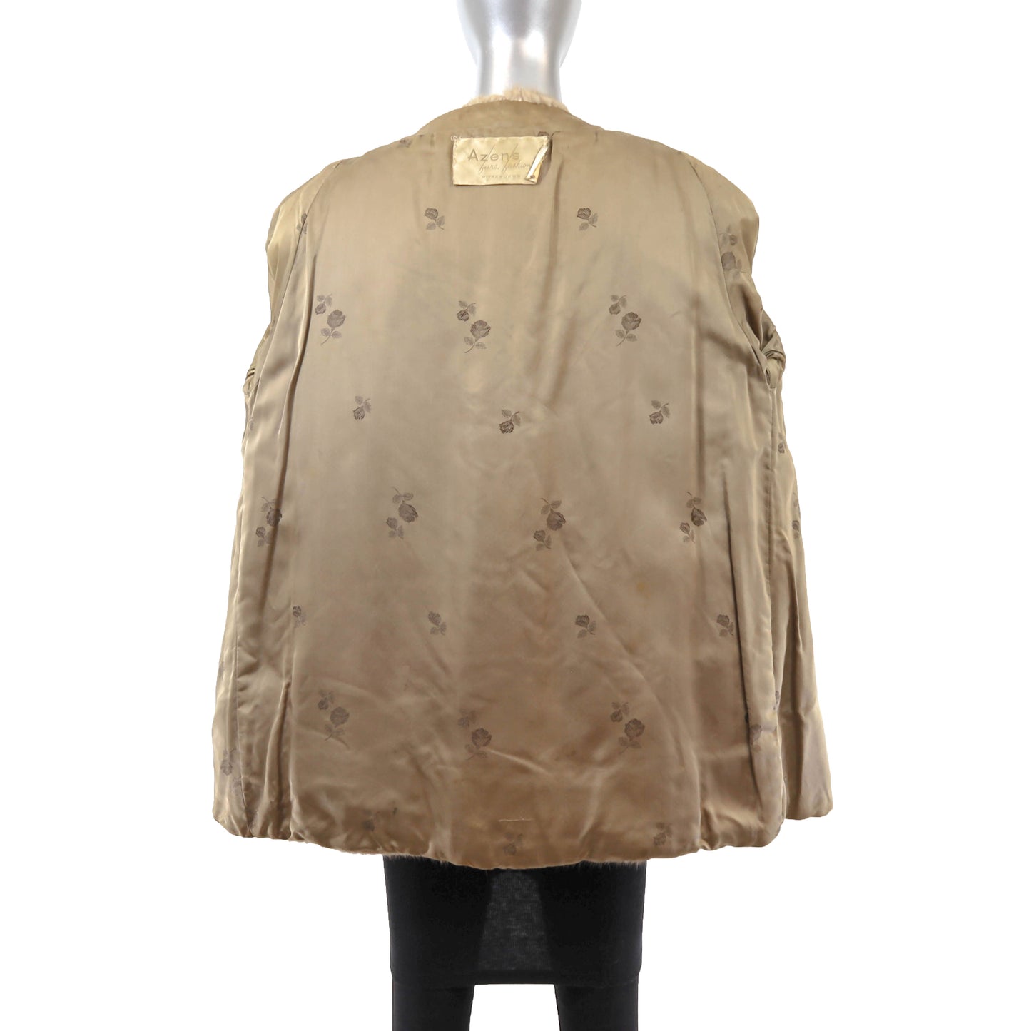 Light Brown Mink Jacket- Size M-L