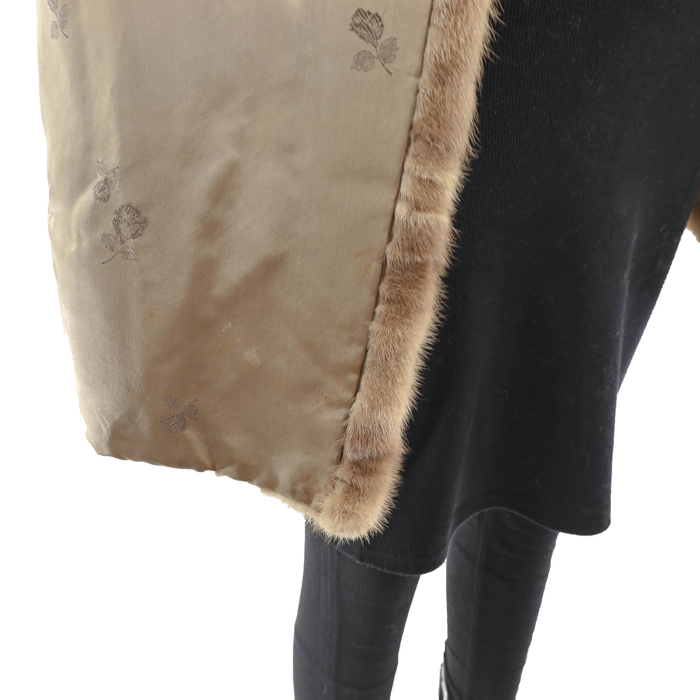 Light Brown Mink Jacket- Size M-L
