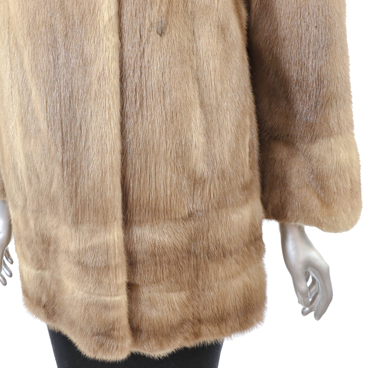 Light Brown Mink Jacket- Size M-L