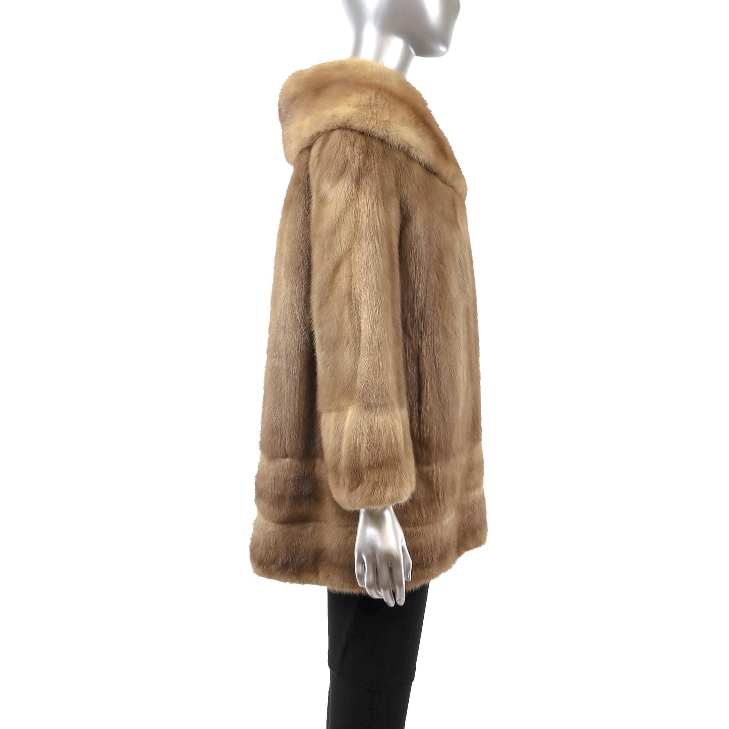 Light Brown Mink Jacket- Size M-L