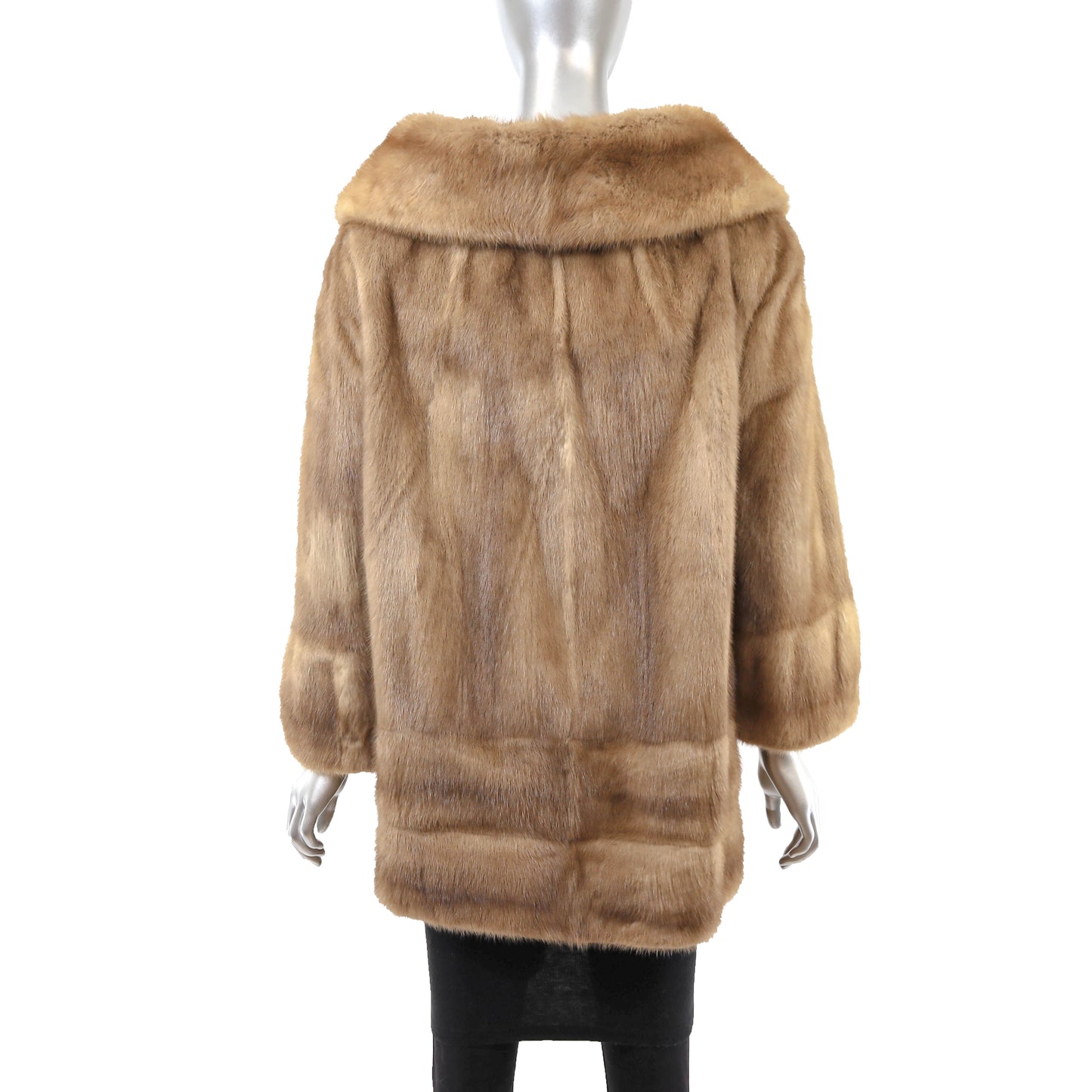 Light Brown Mink Jacket- Size M-L