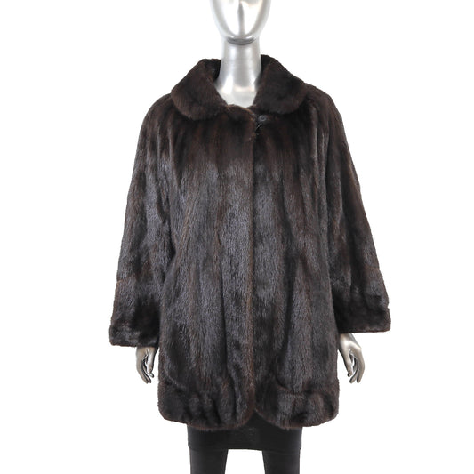 Dark Brown Mink Stroller- Size L