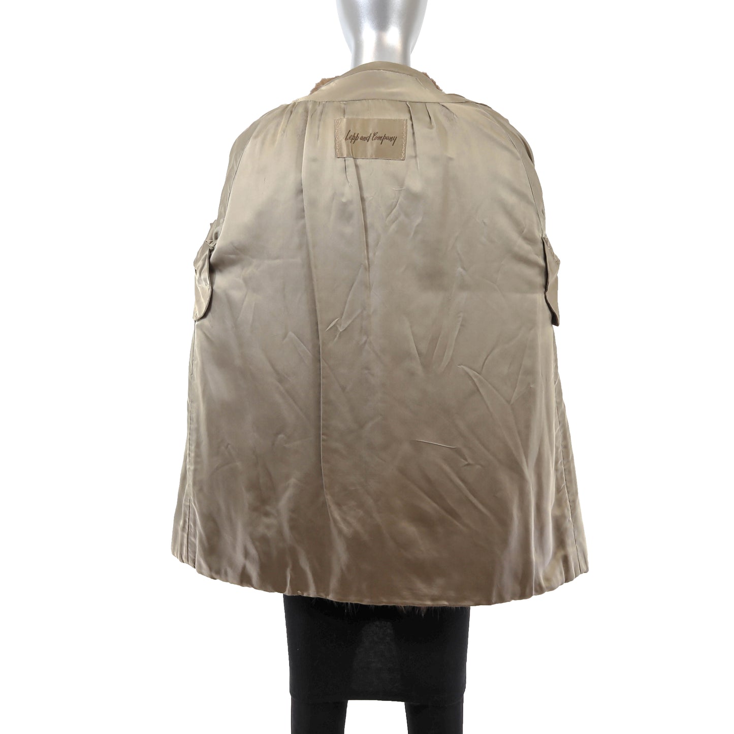 Light Brown Mink Jacket- Size L-XL
