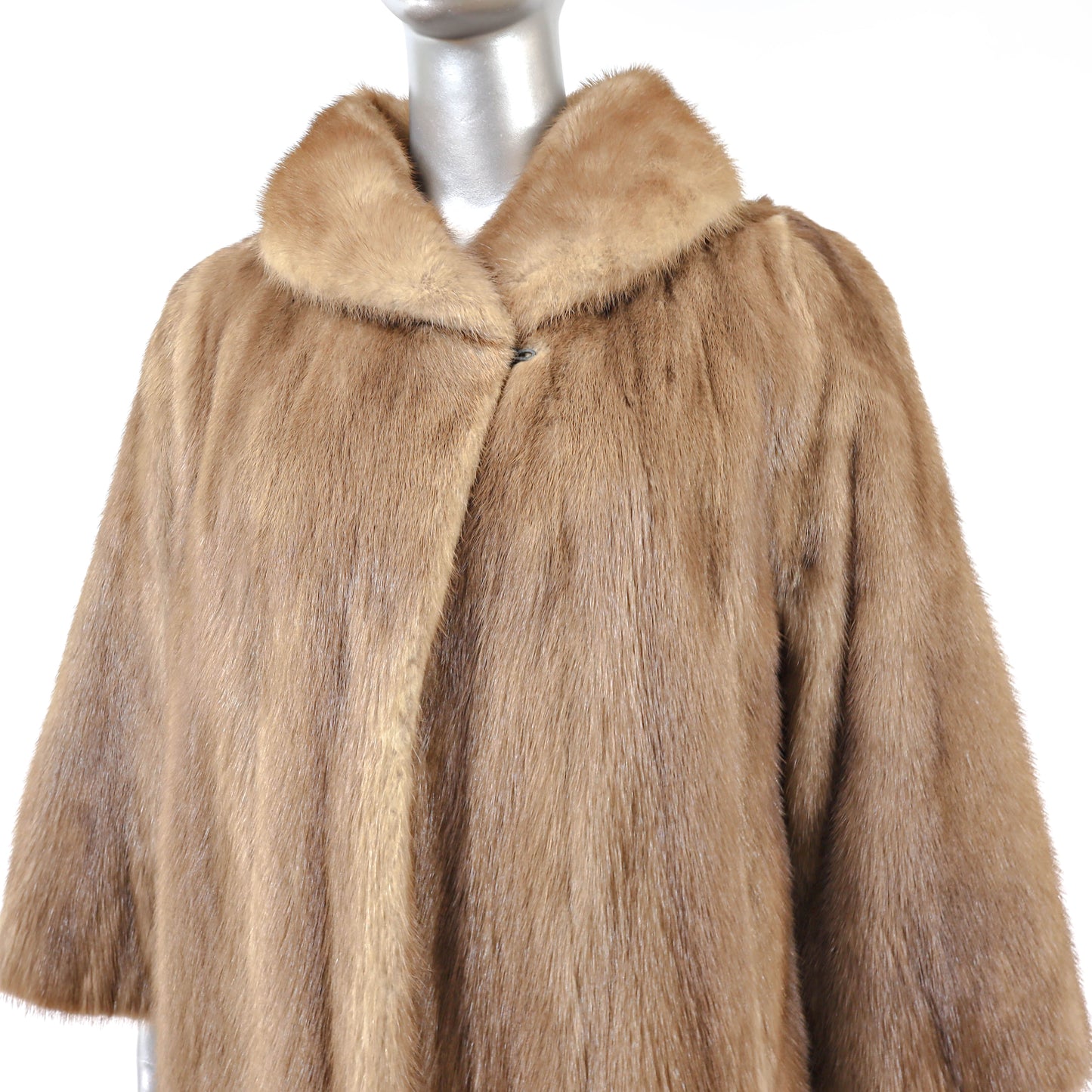 Light Brown Mink Jacket- Size L-XL