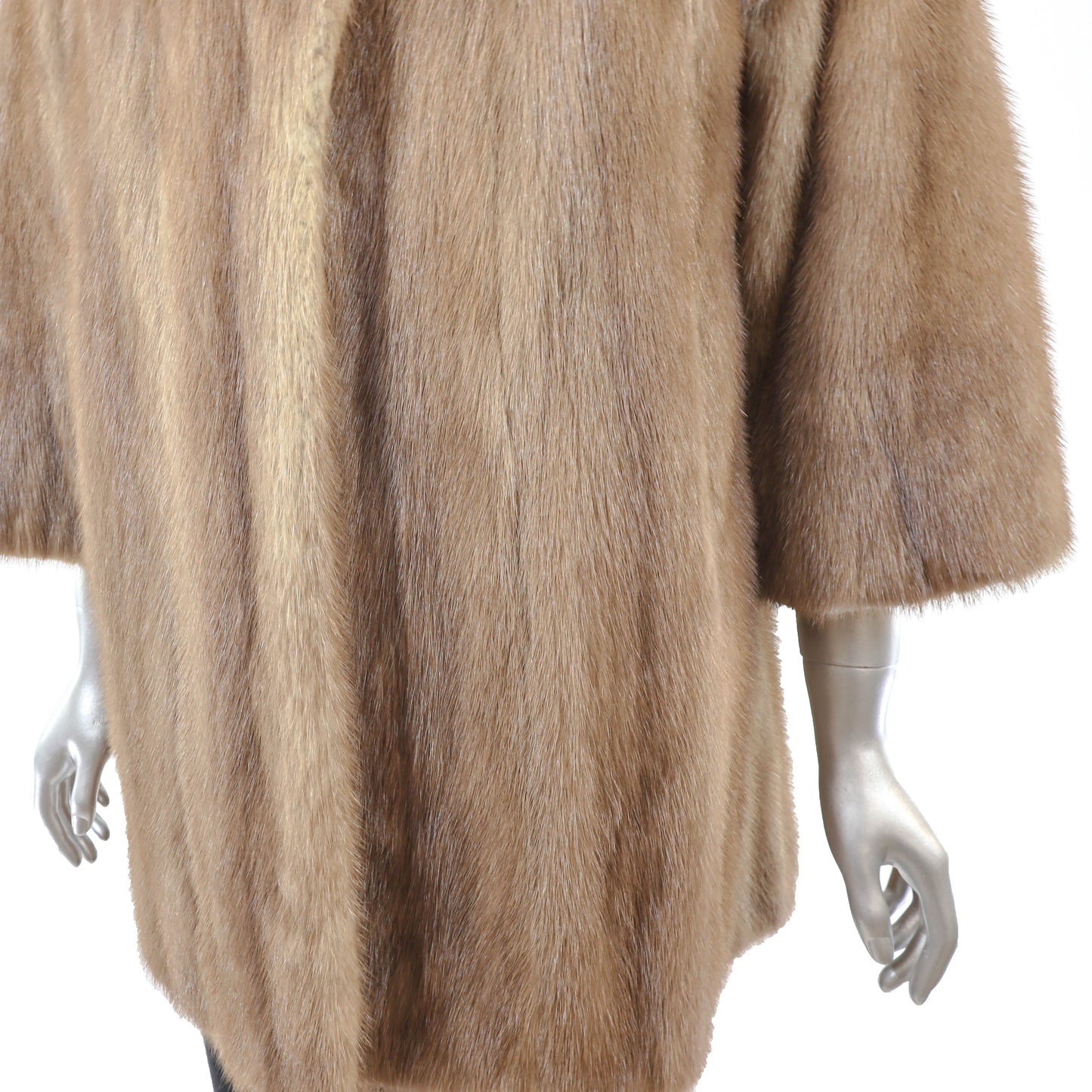 Light Brown Mink Jacket- Size L-XL