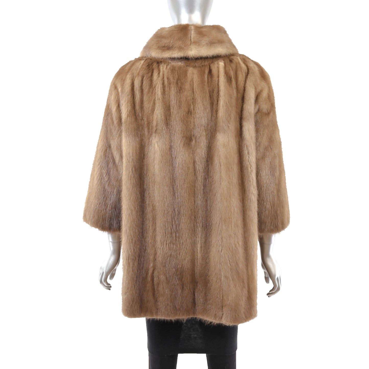 Light Brown Mink Jacket- Size L-XL