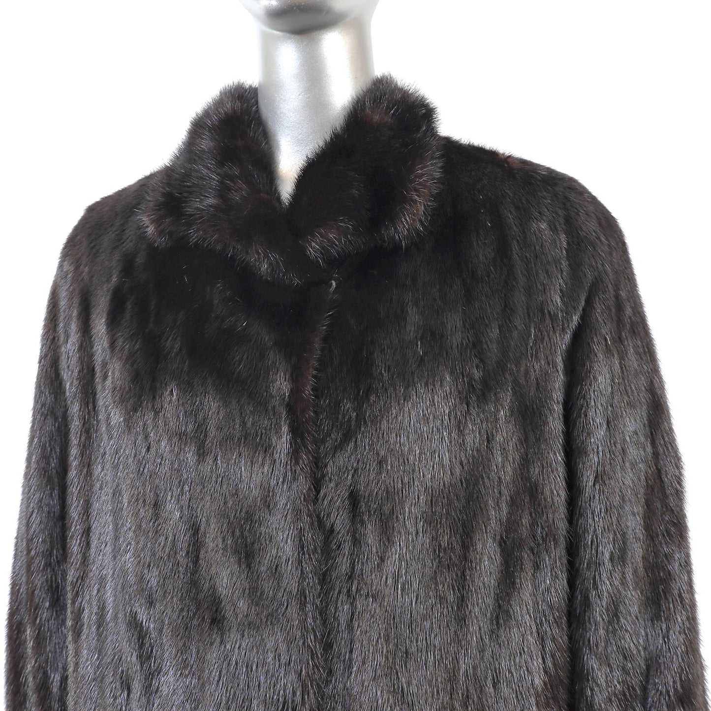 Black Mink Jacket- Size M