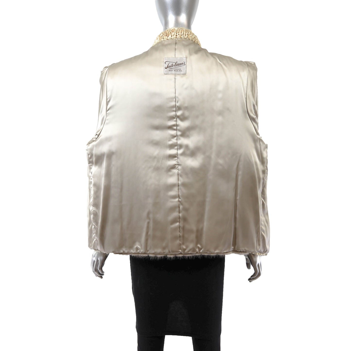 Pastel Mink and Knit Jacket- Size L