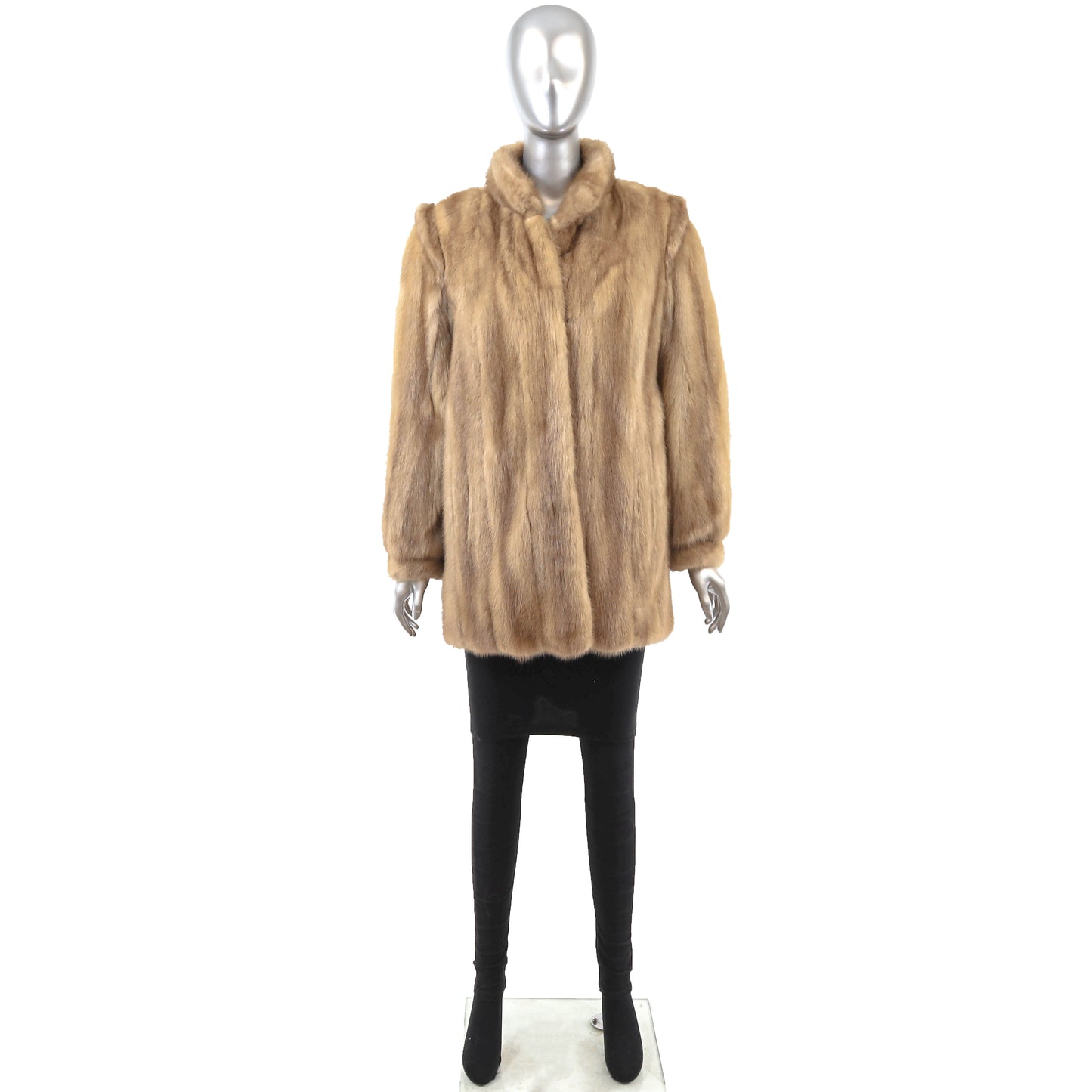 Light Brown Mink Jacket- Size M