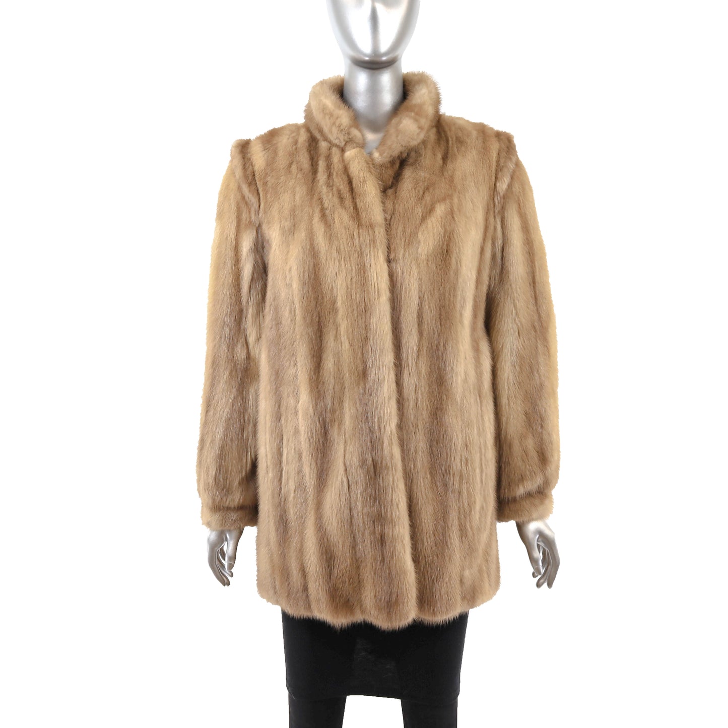 Light Brown Mink Jacket- Size M