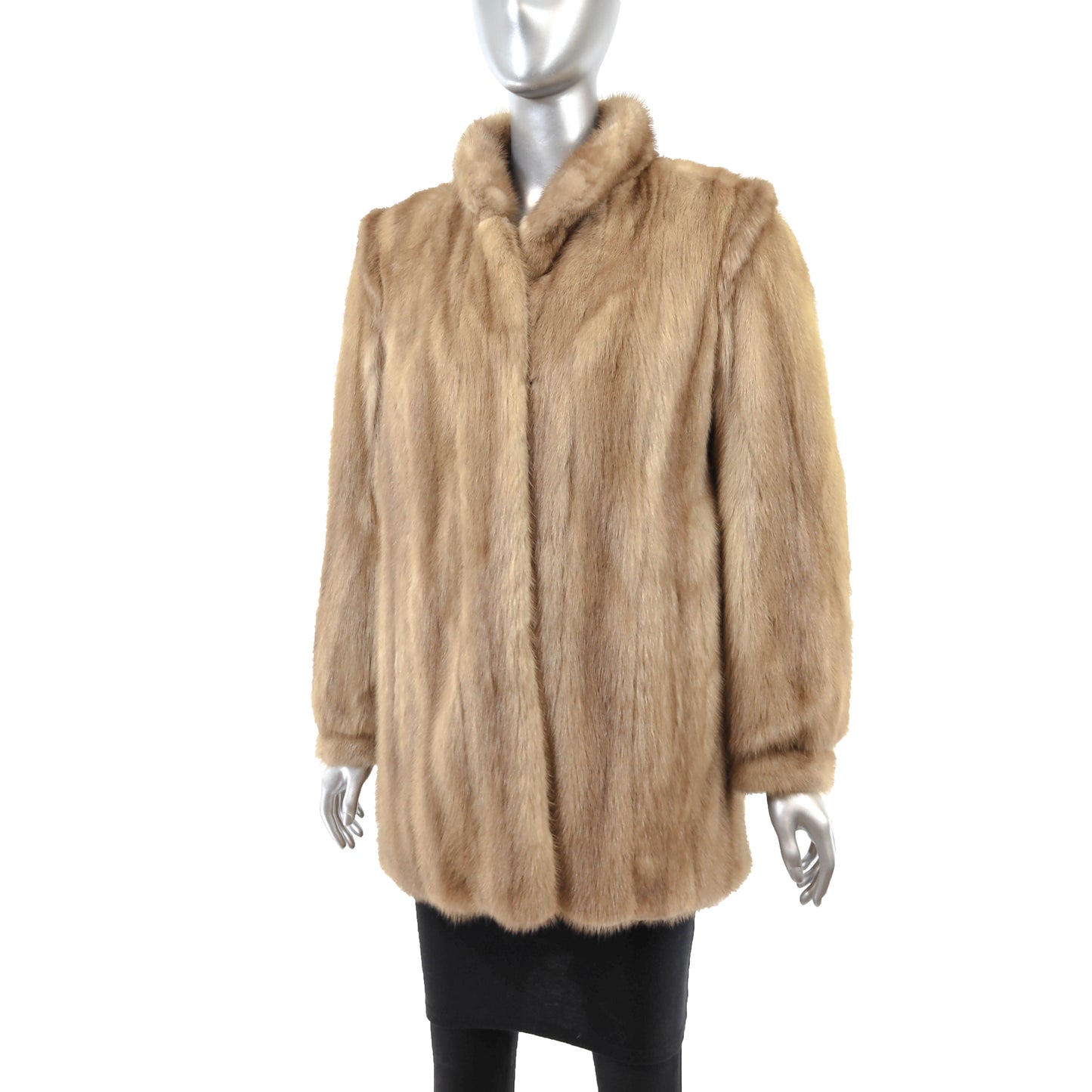 Light Brown Mink Jacket- Size M
