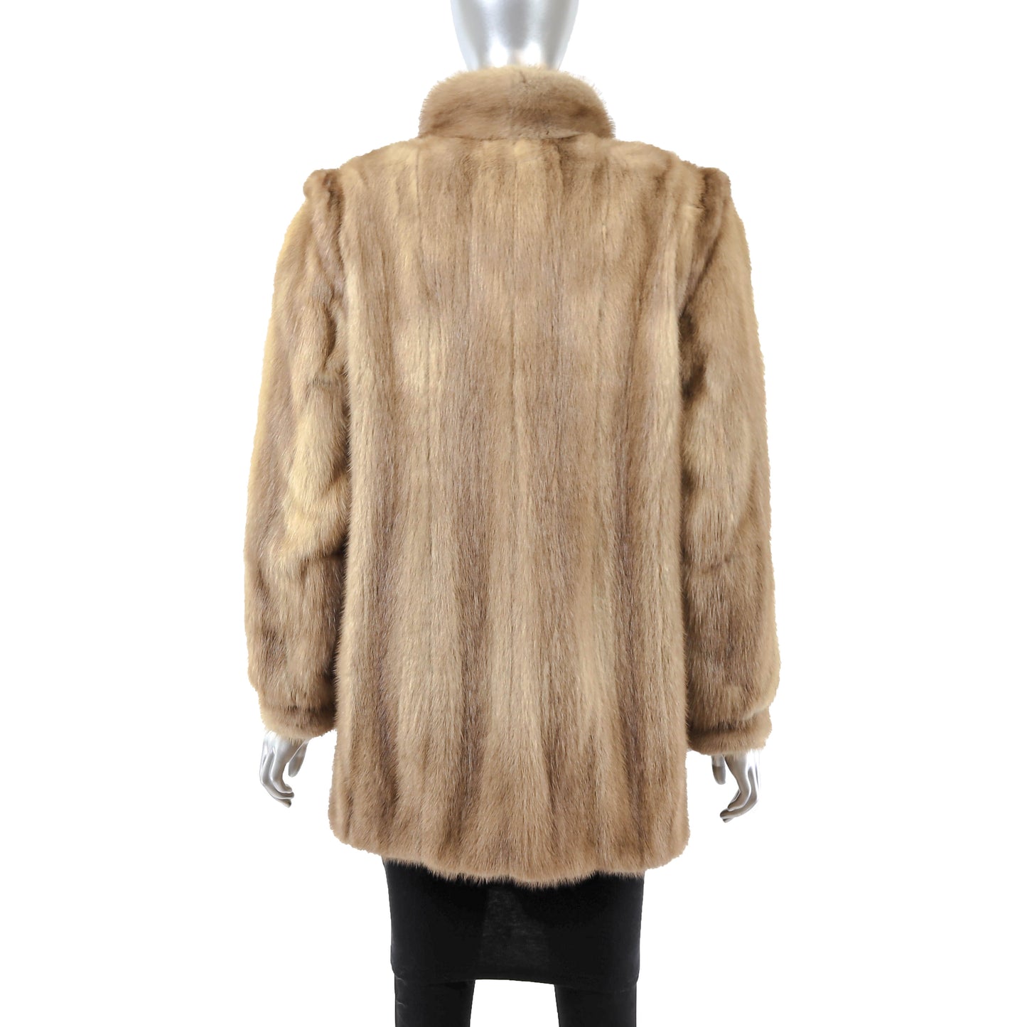 Light Brown Mink Jacket- Size M