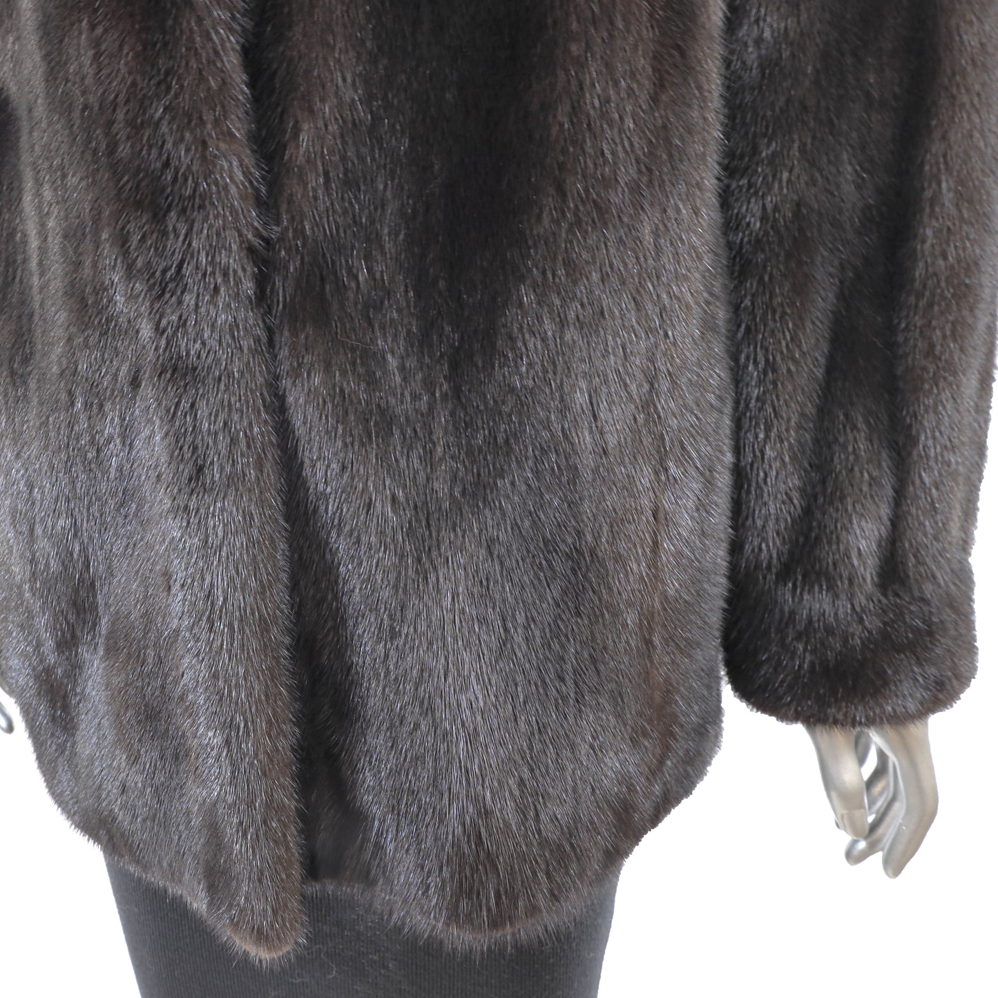 Black Mink Jacket- Size L
