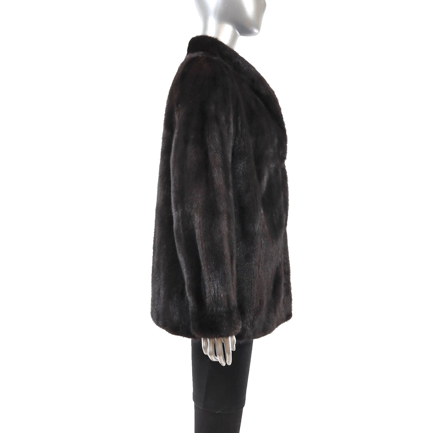 Black Mink Jacket- Size L