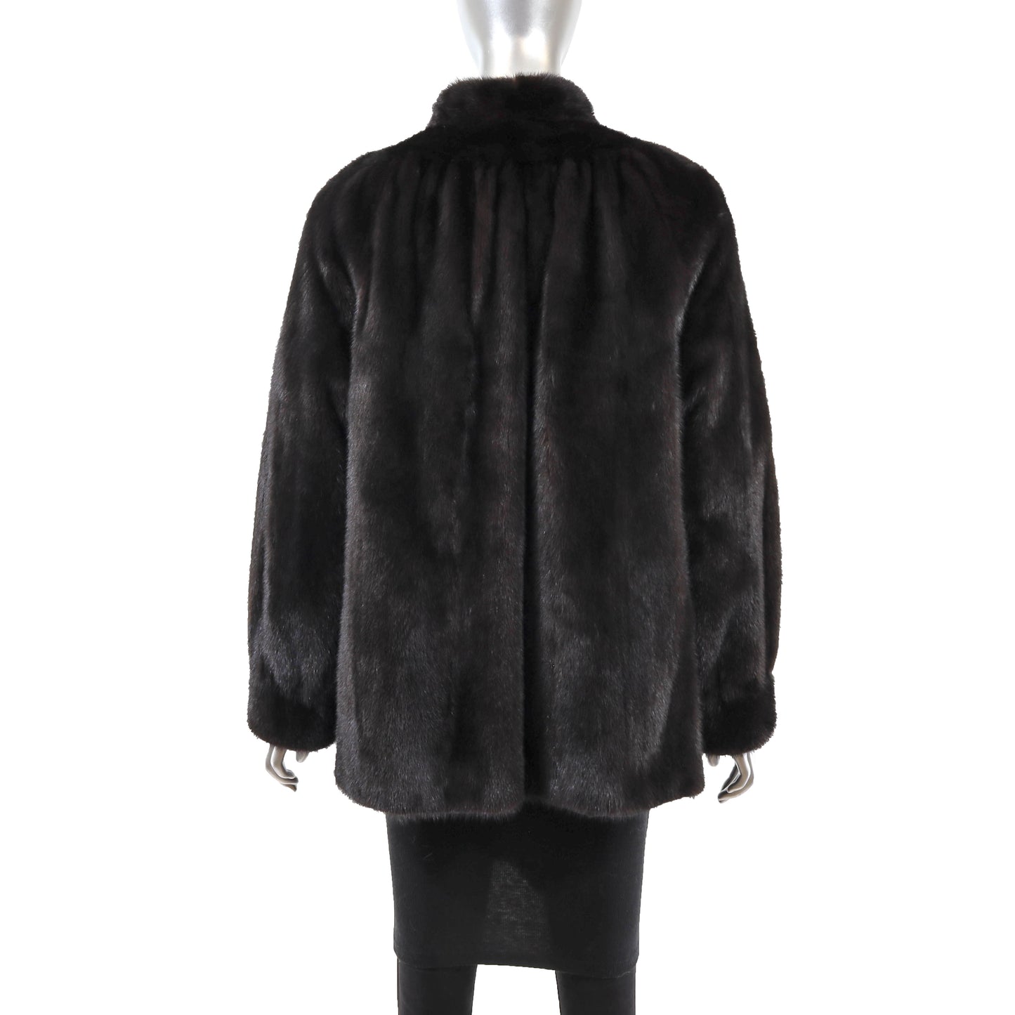 Black Mink Jacket- Size L