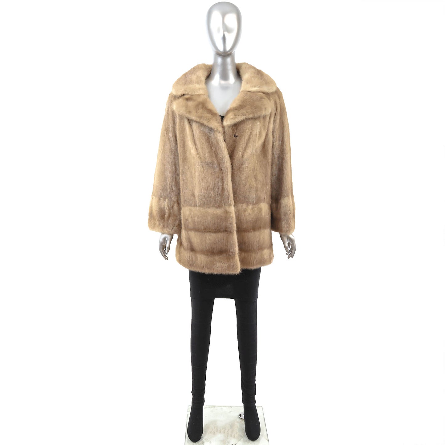 Light Brown Mink Jacket- Size L
