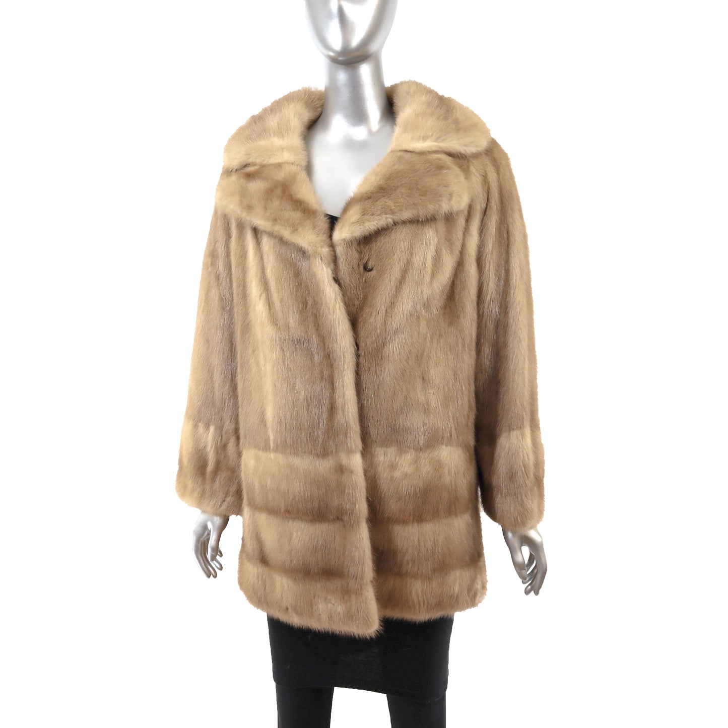 Light Brown Mink Jacket- Size L
