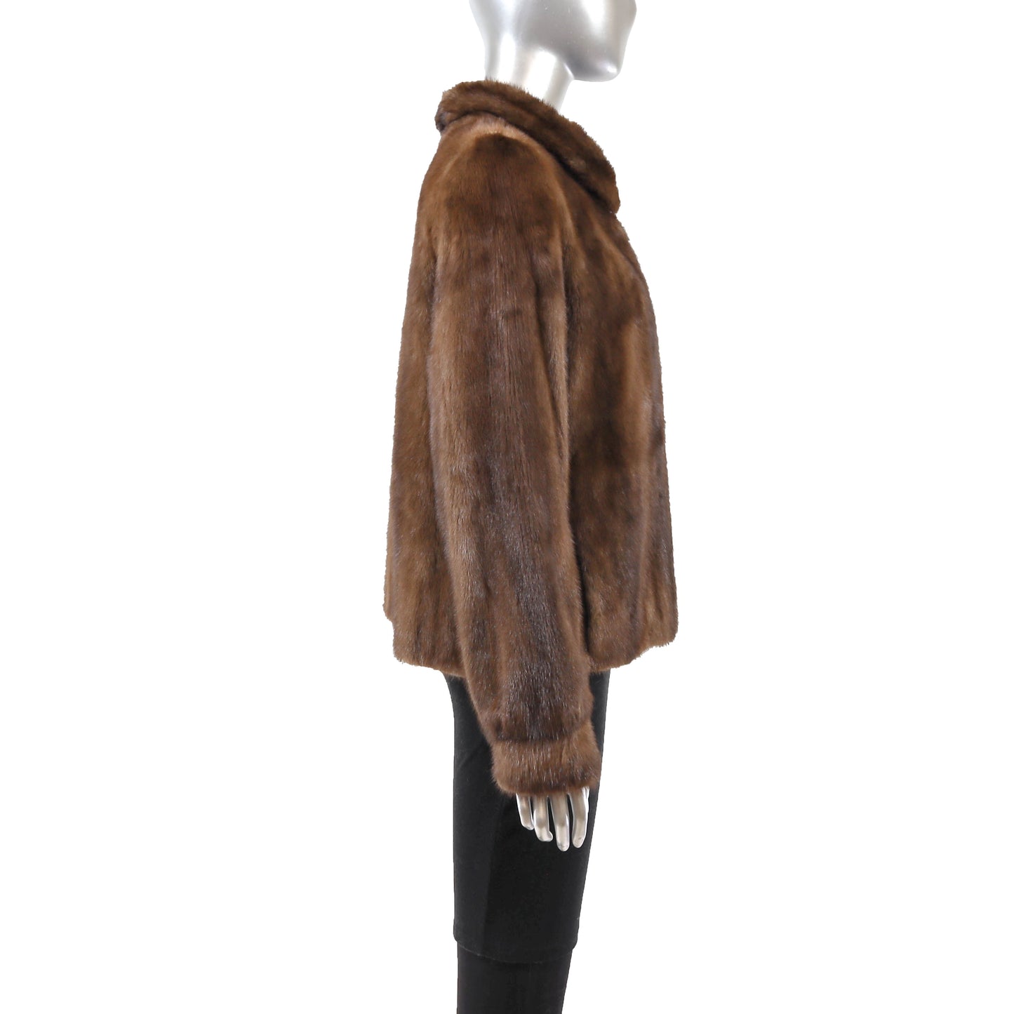 Brown Mink Jacket- Size S