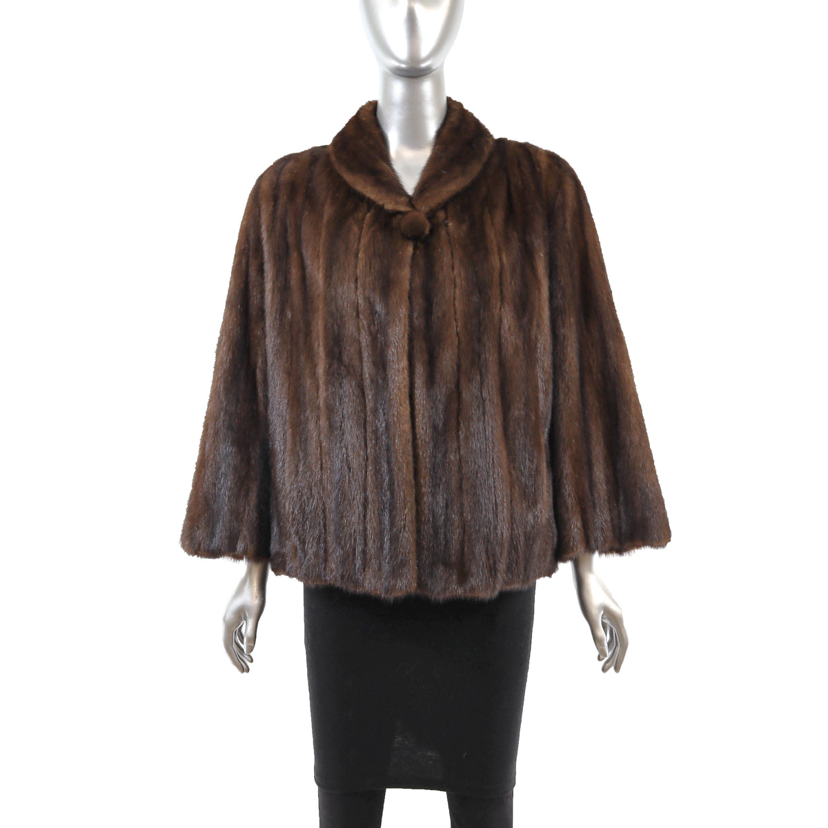 Brown Mink Jacket- Size XL