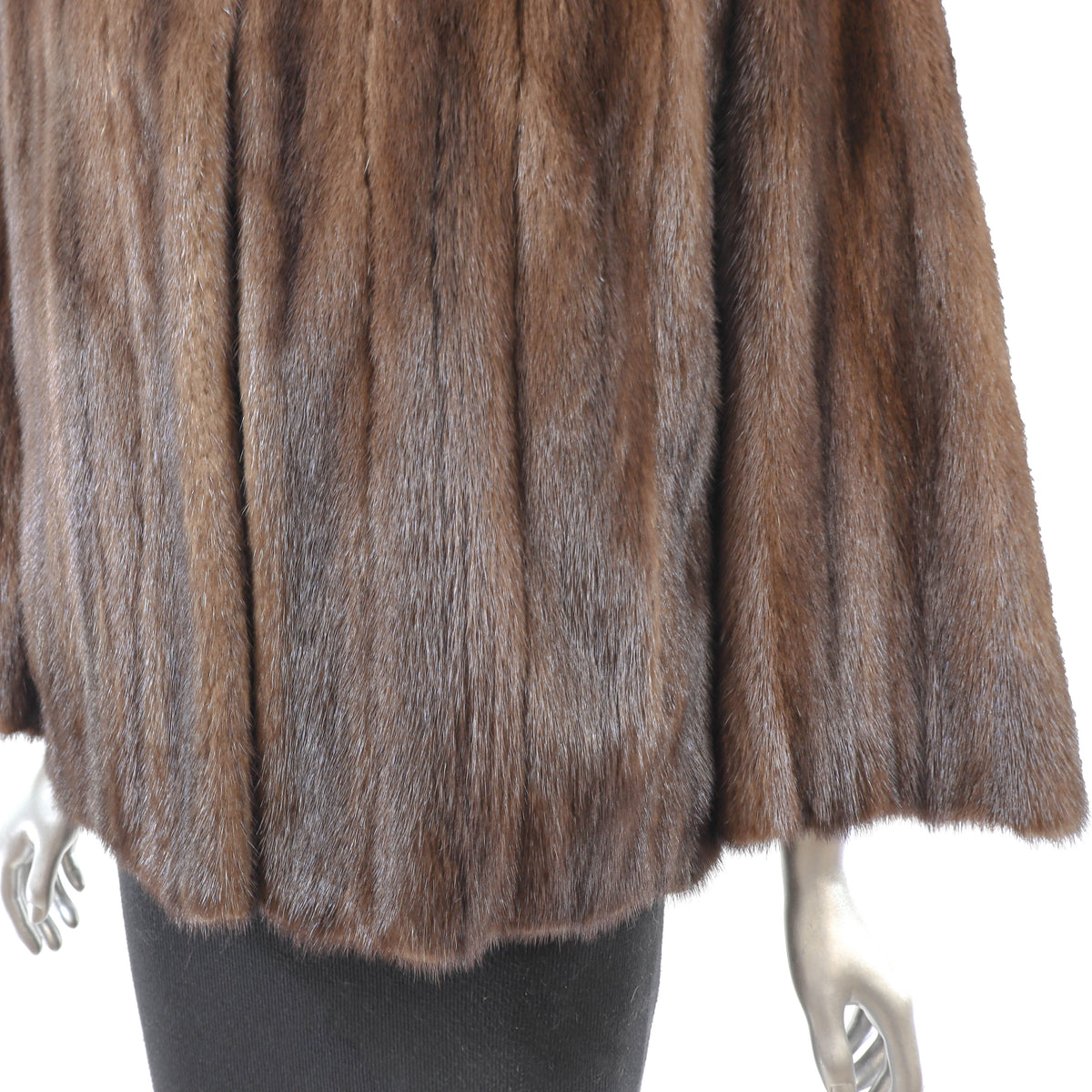 Brown Mink Jacket- Size XL