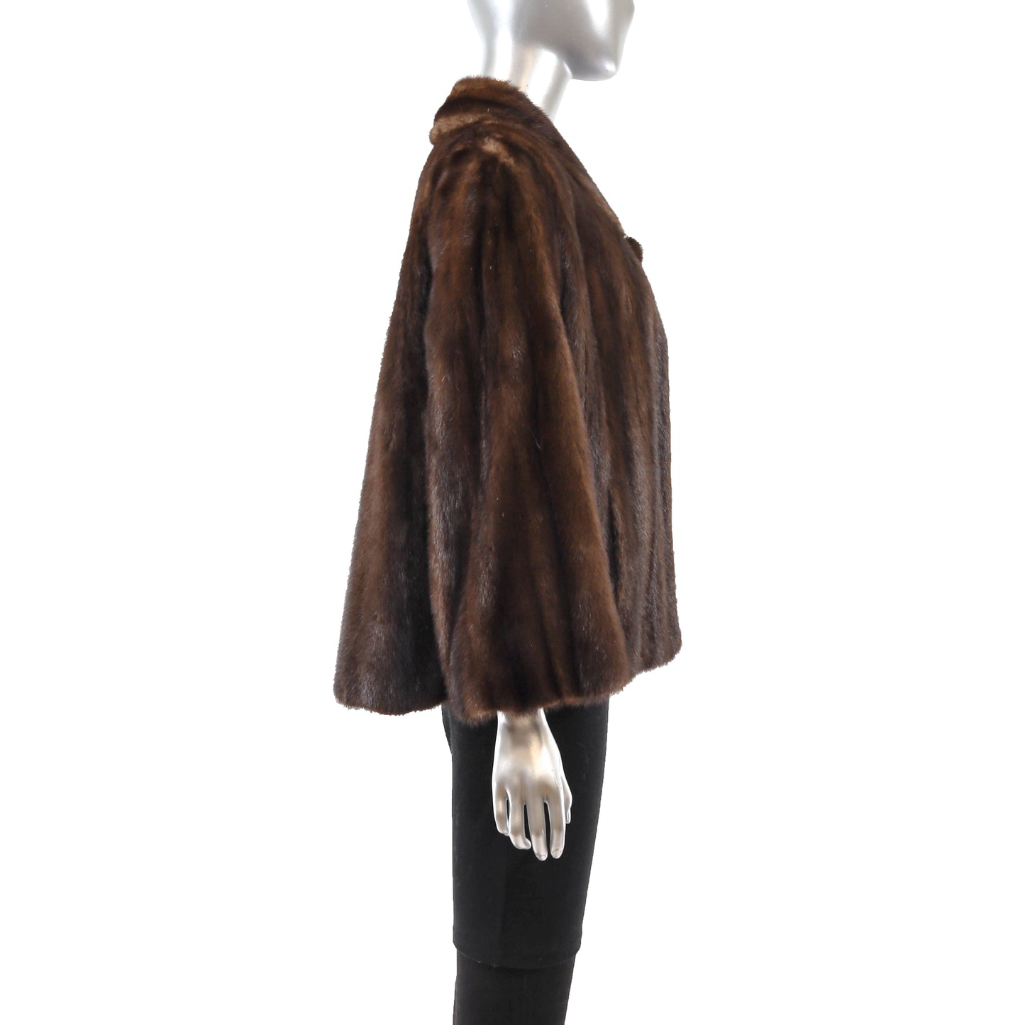 Brown Mink Jacket- Size XL