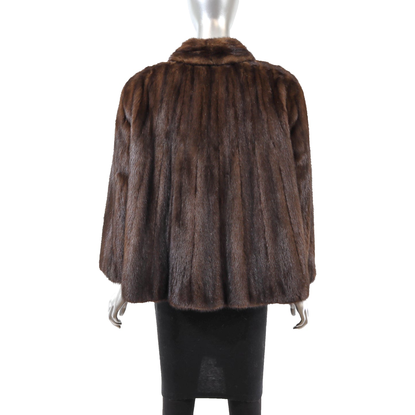 Brown Mink Jacket- Size XL