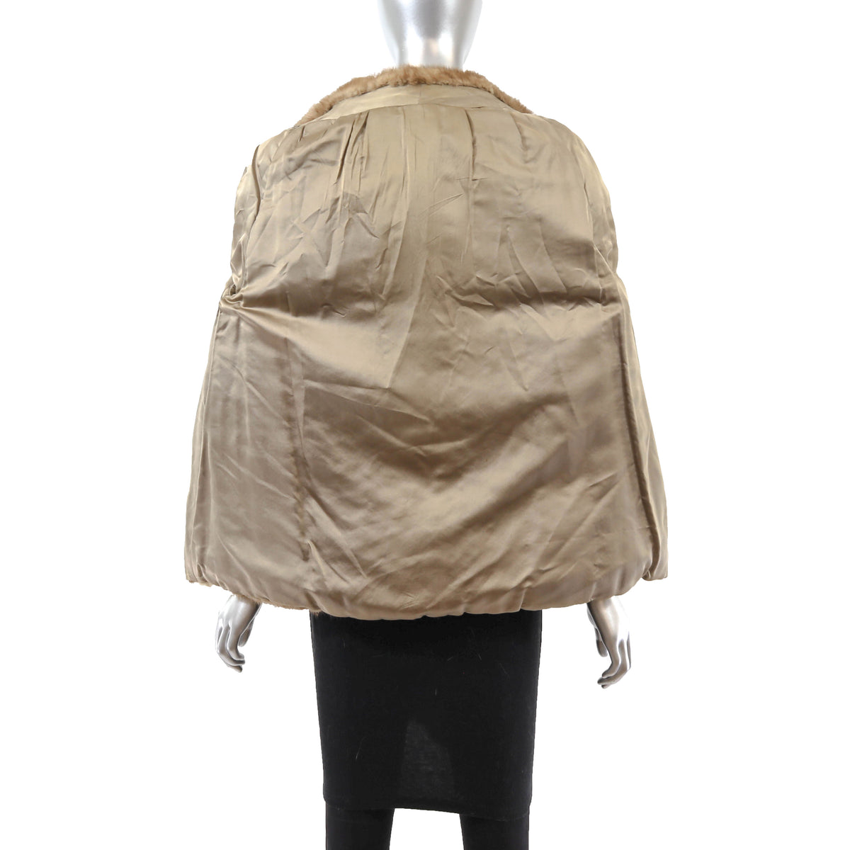 Light Brown Mink Jacket- Size M