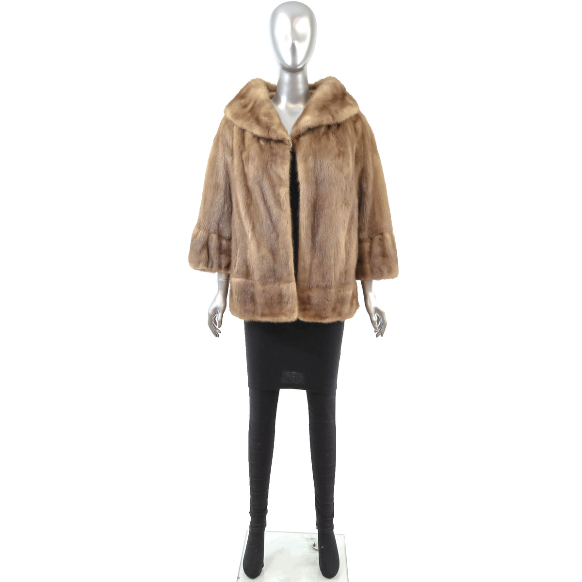 Light Brown Mink Jacket- Size M