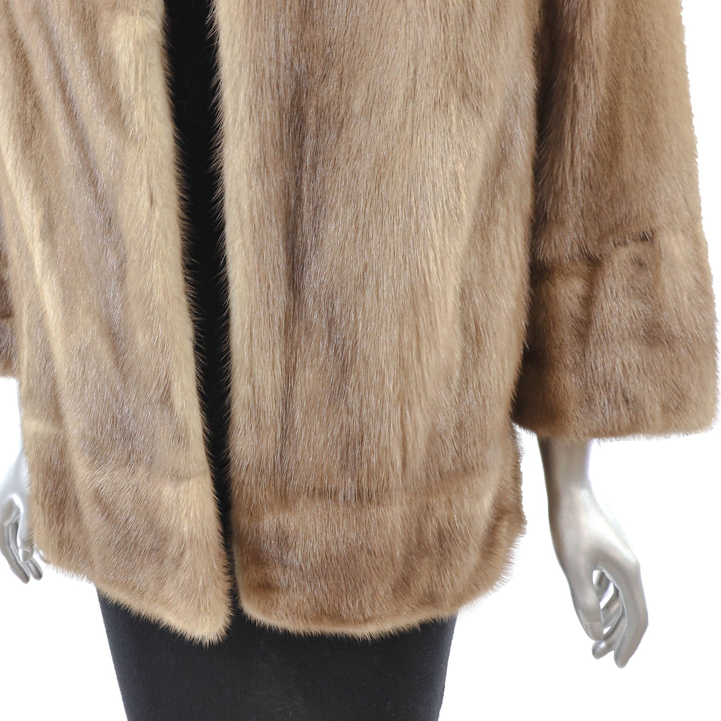 Light Brown Mink Jacket- Size M