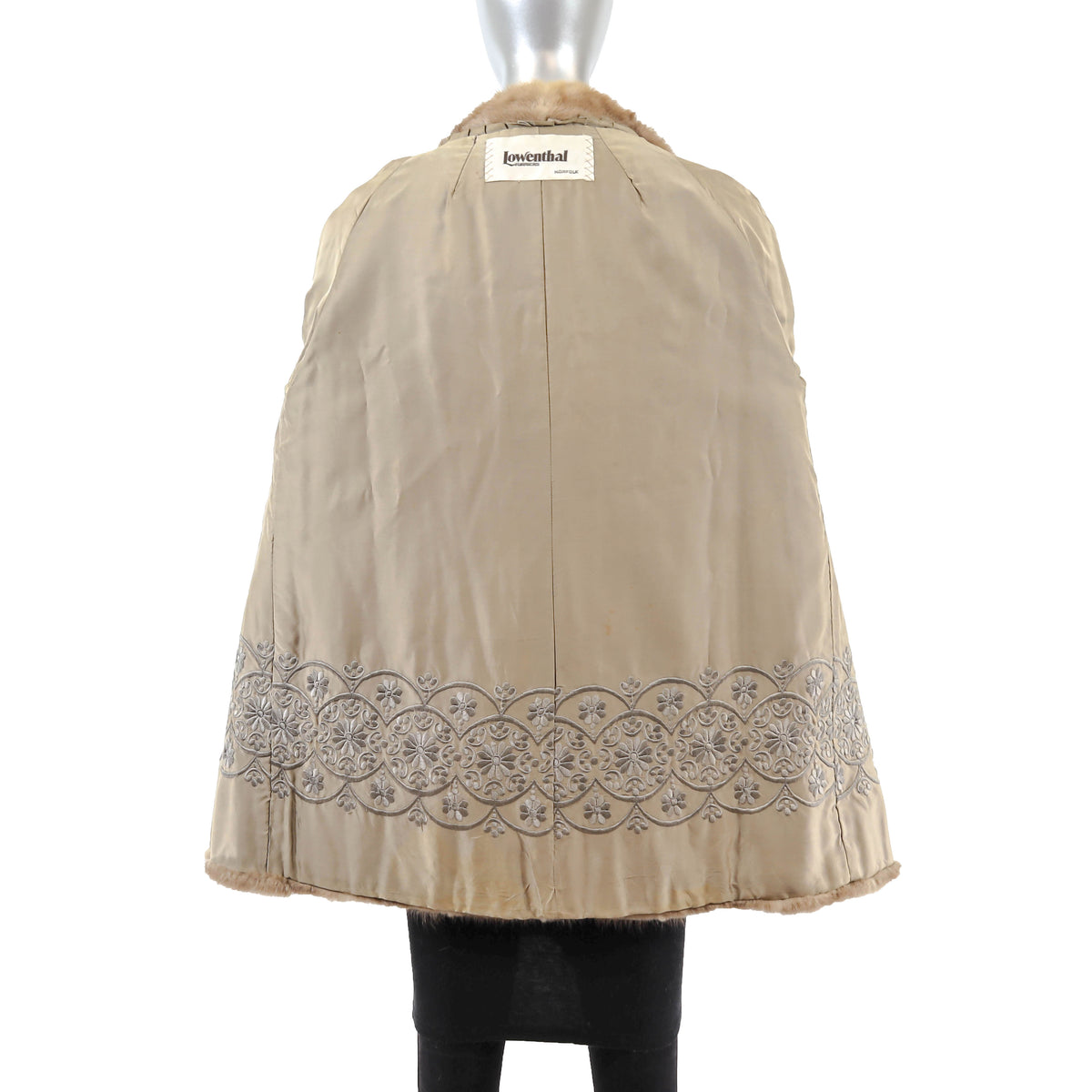 Light Brown Mink Jacket- Size XL