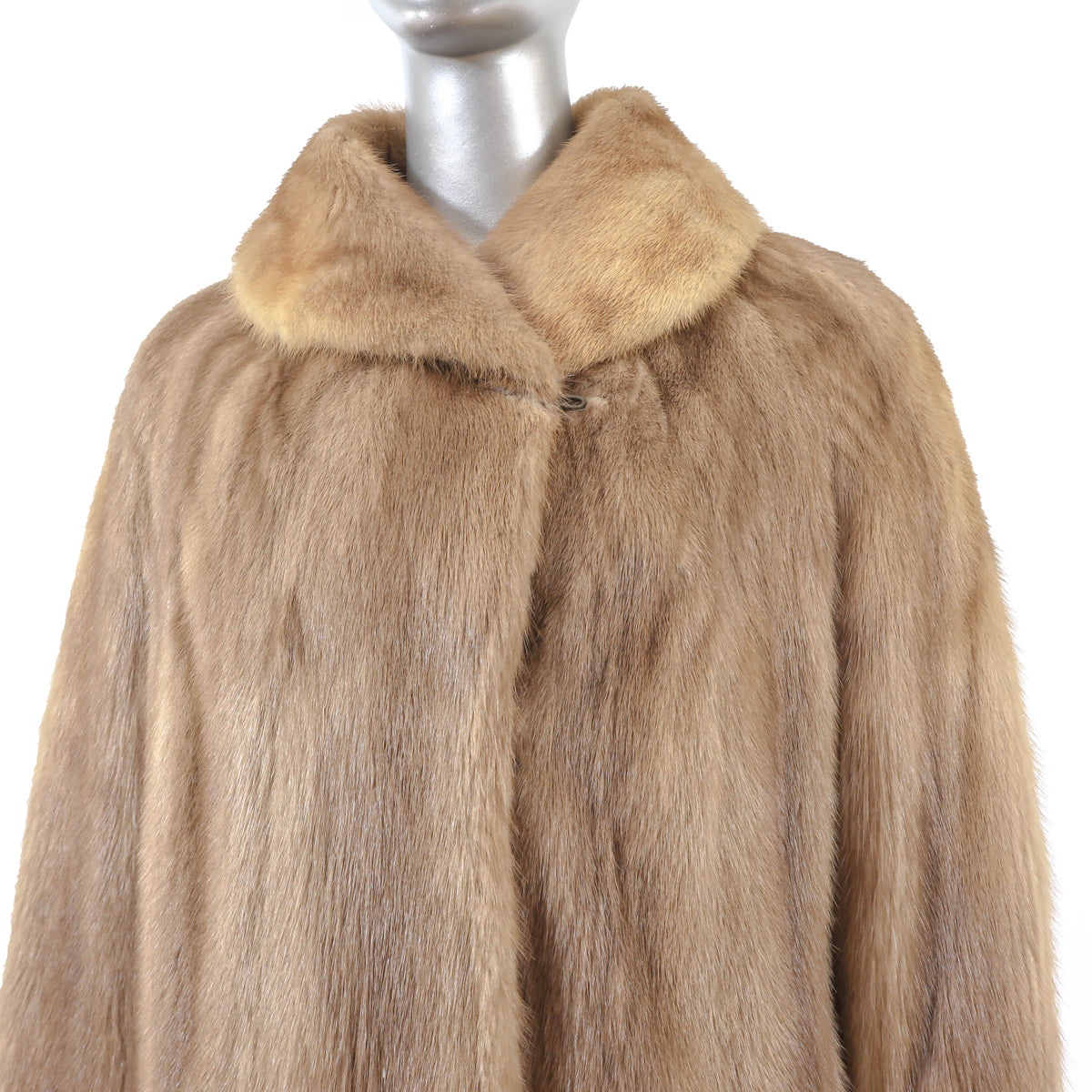 Light Brown Mink Jacket- Size XL