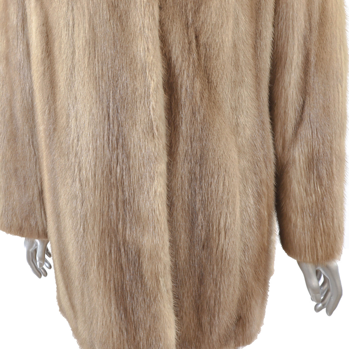 Light Brown Mink Jacket- Size XL