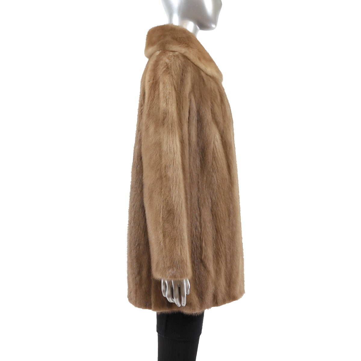 Light Brown Mink Jacket- Size XL