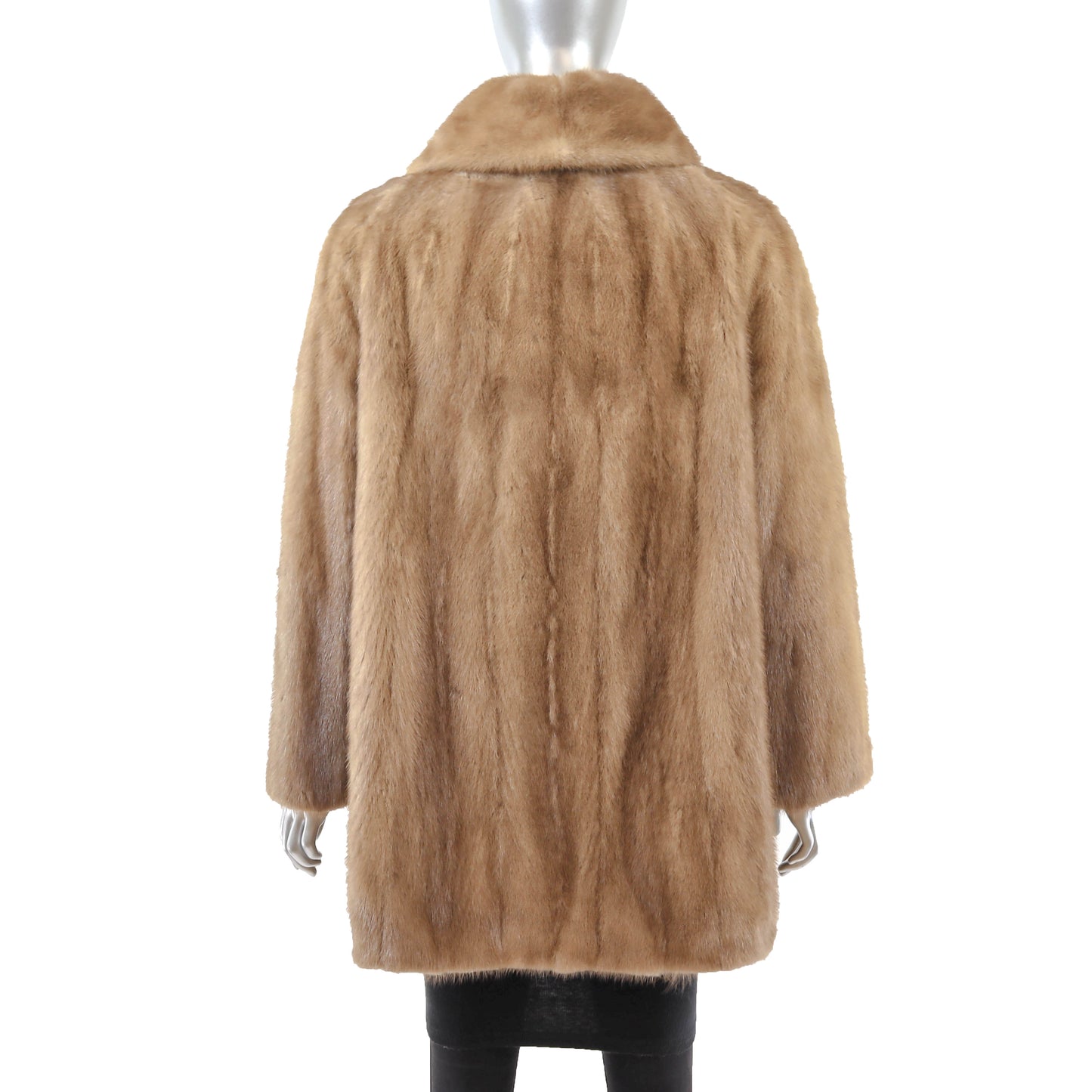 Light Brown Mink Jacket- Size XL