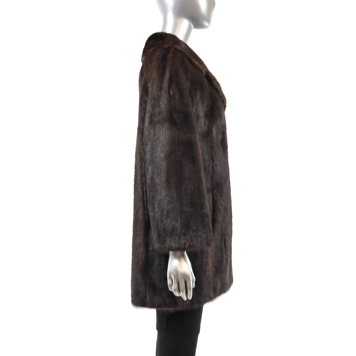 Brown Mink Jacket- Size M