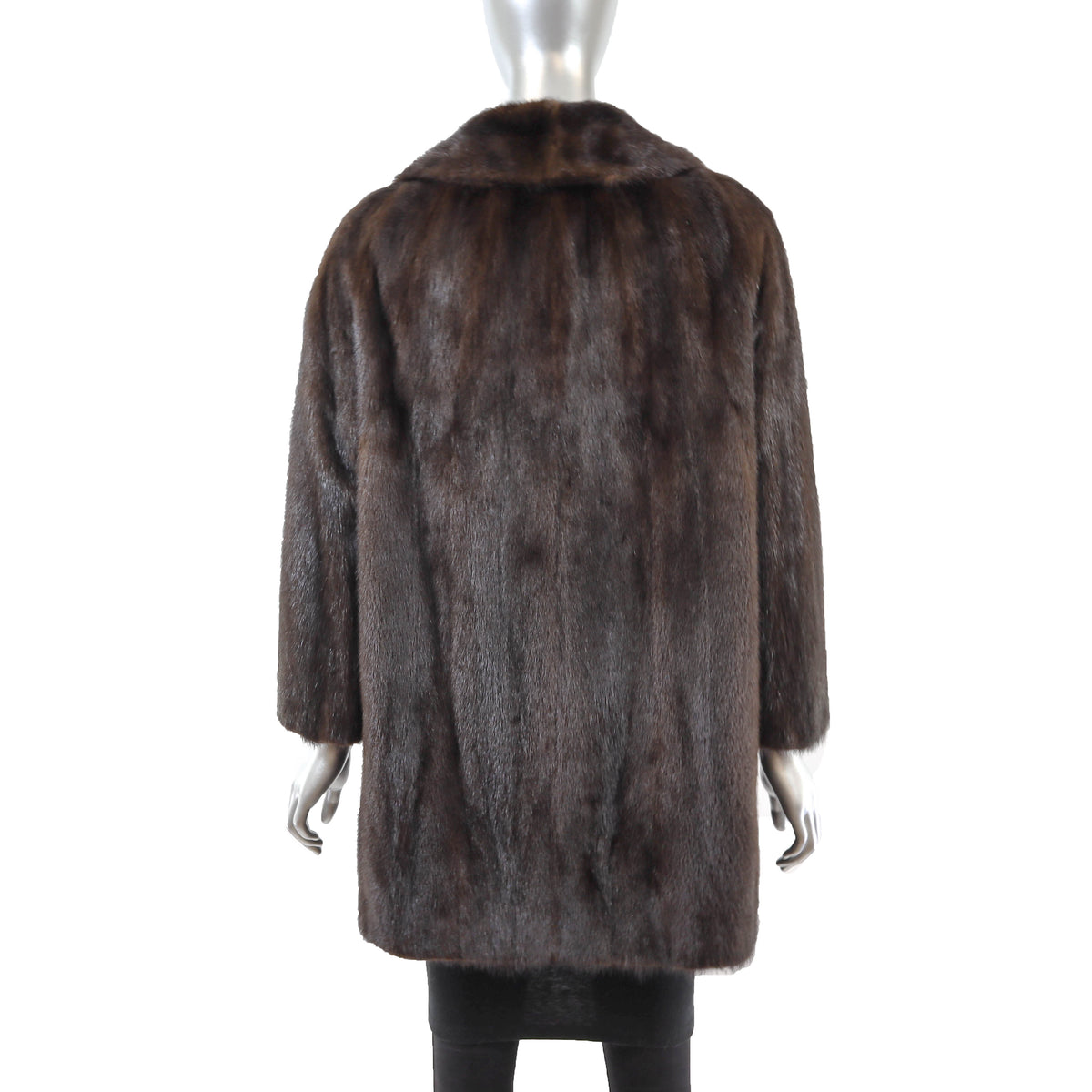 Brown Mink Jacket- Size M