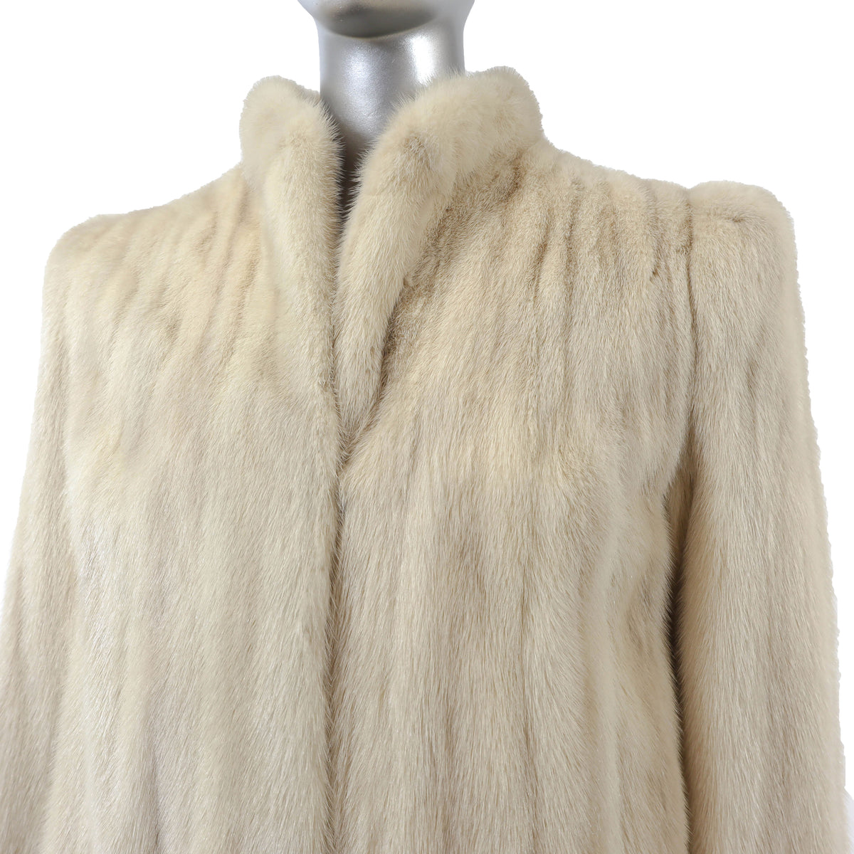 Beige Mink Jacket- Size S