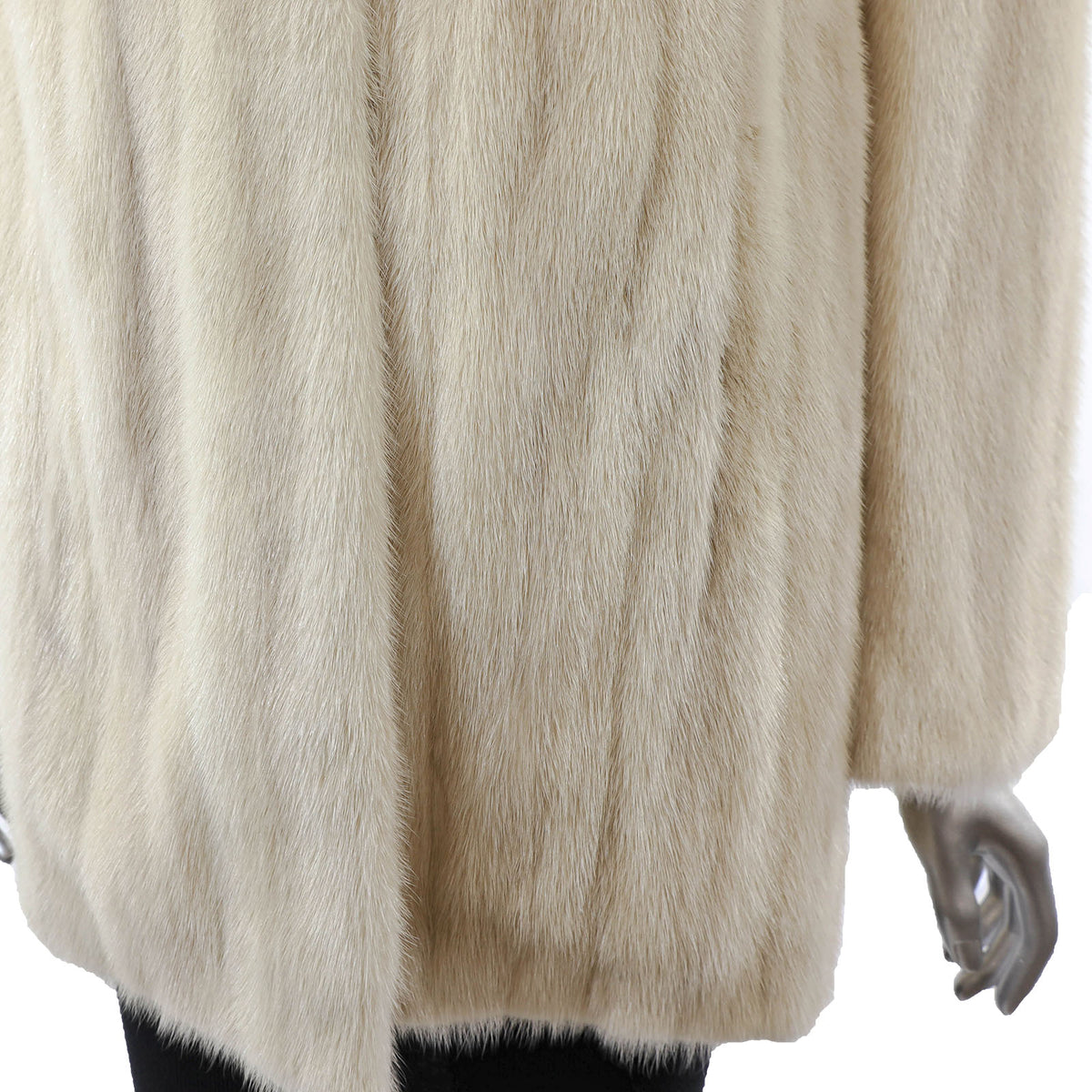 Beige Mink Jacket- Size S
