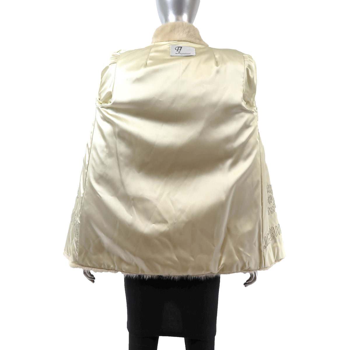 Beige Mink Jacket- Size S