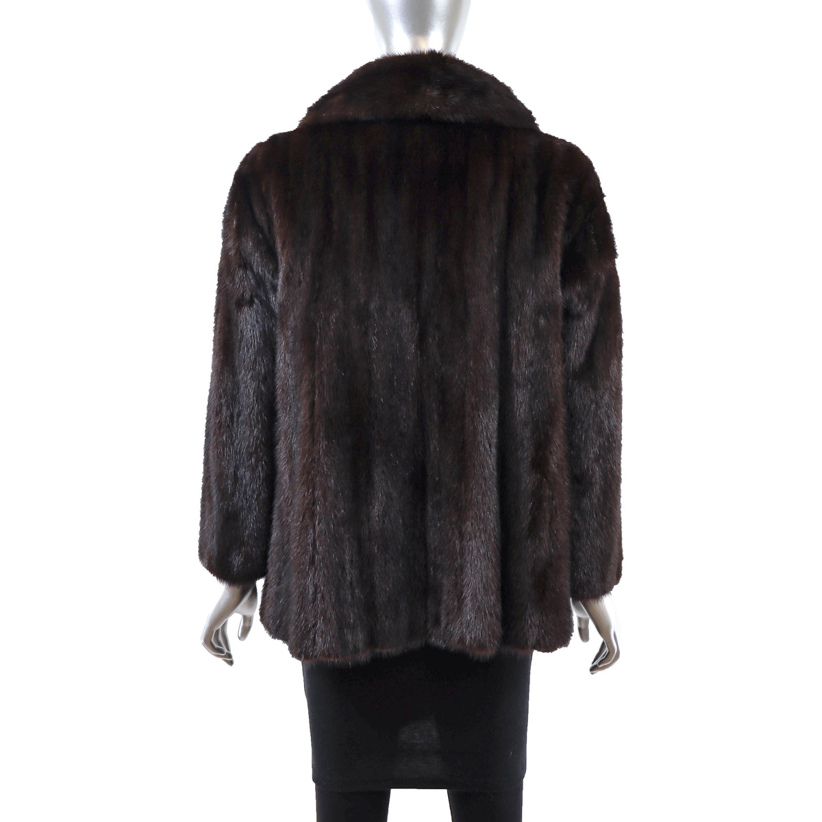 Brown Mink Jacket- Size M