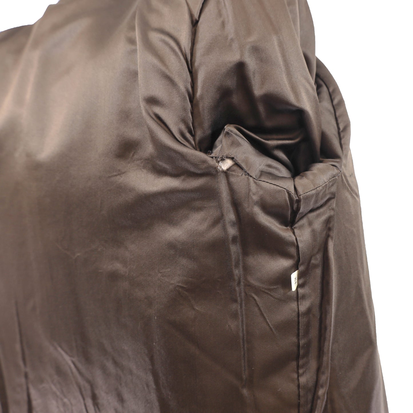 Dark Brown Mink Corded Jacket- Size M
