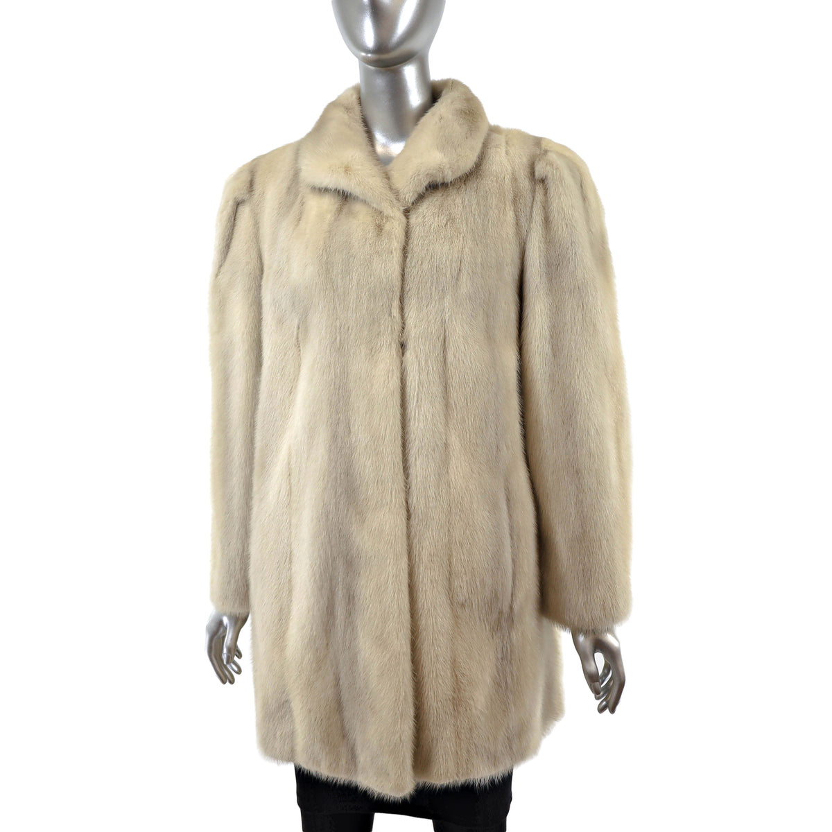 Ivory Mink Jacket- Size M