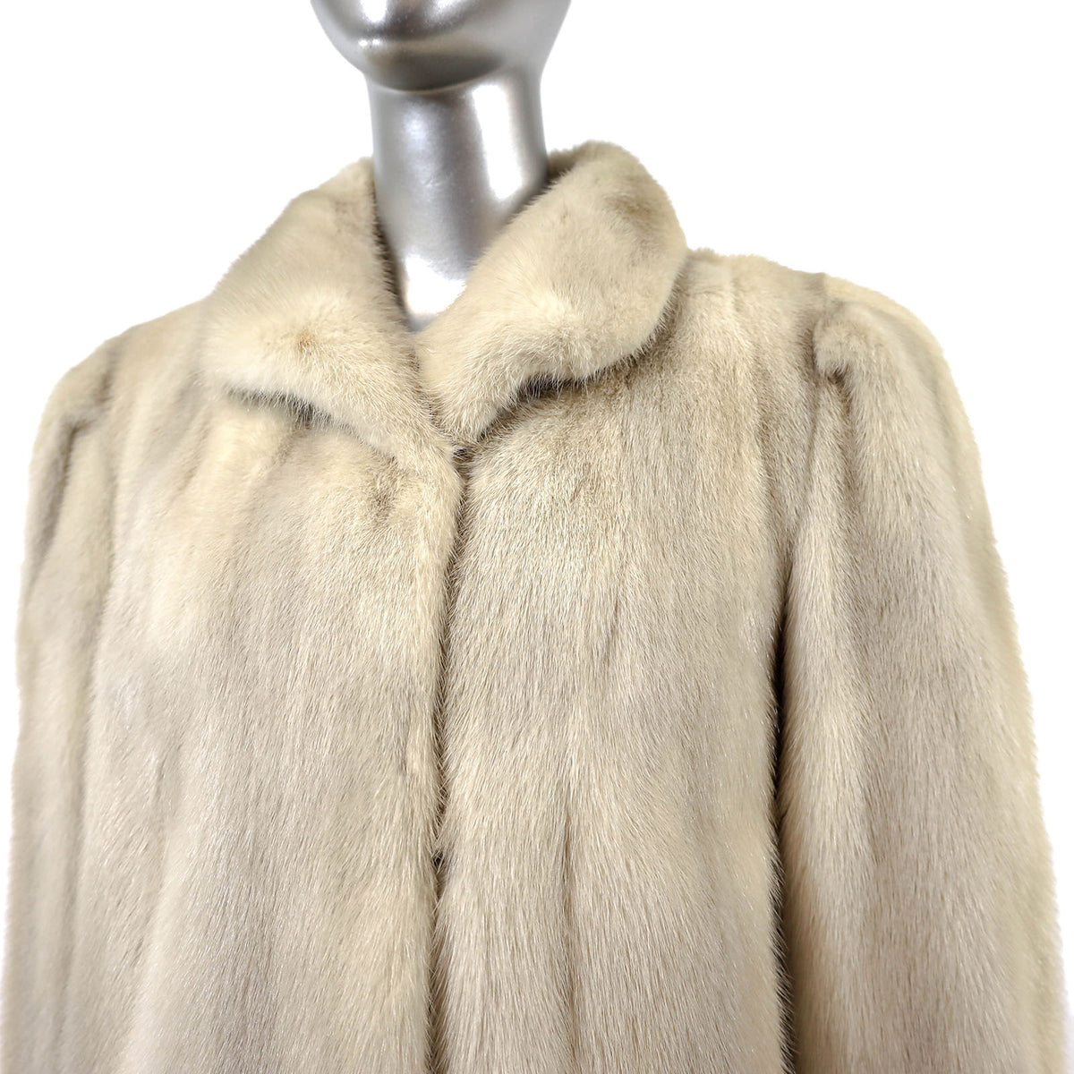 Ivory Mink Jacket- Size M