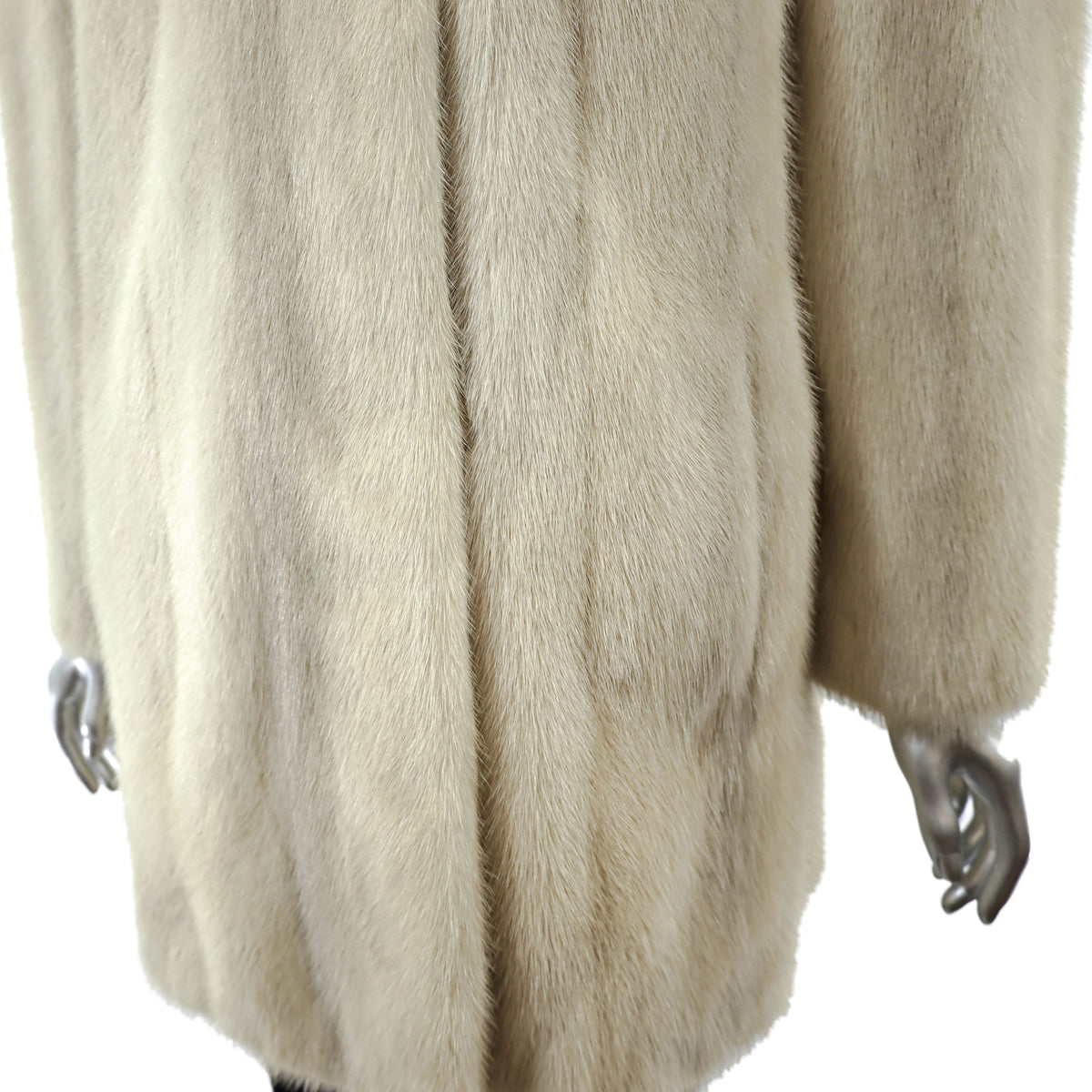 Ivory Mink Jacket- Size M
