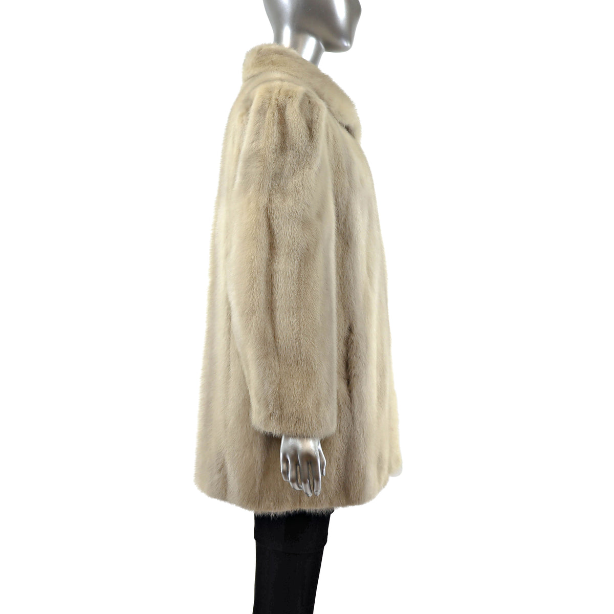 Ivory Mink Jacket- Size M