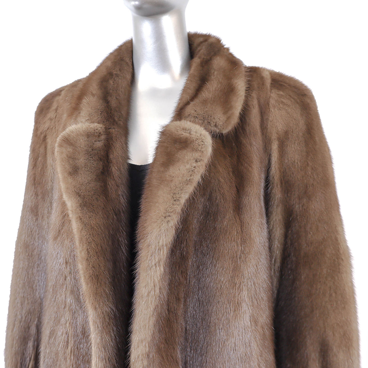 Brown Mink Jacket- Size S-M