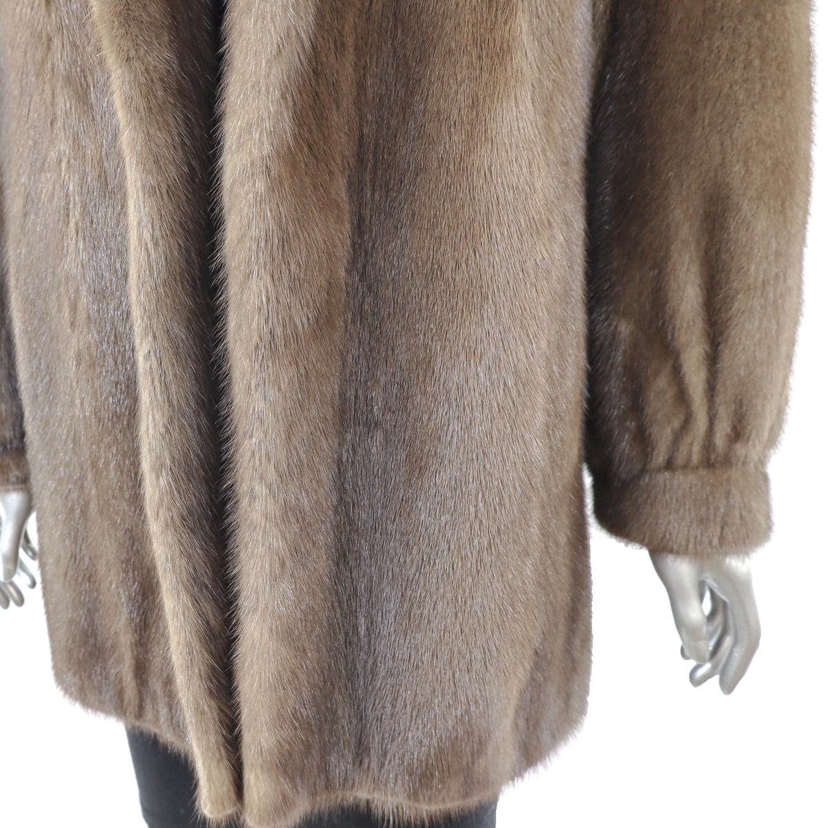 Brown Mink Jacket- Size S-M